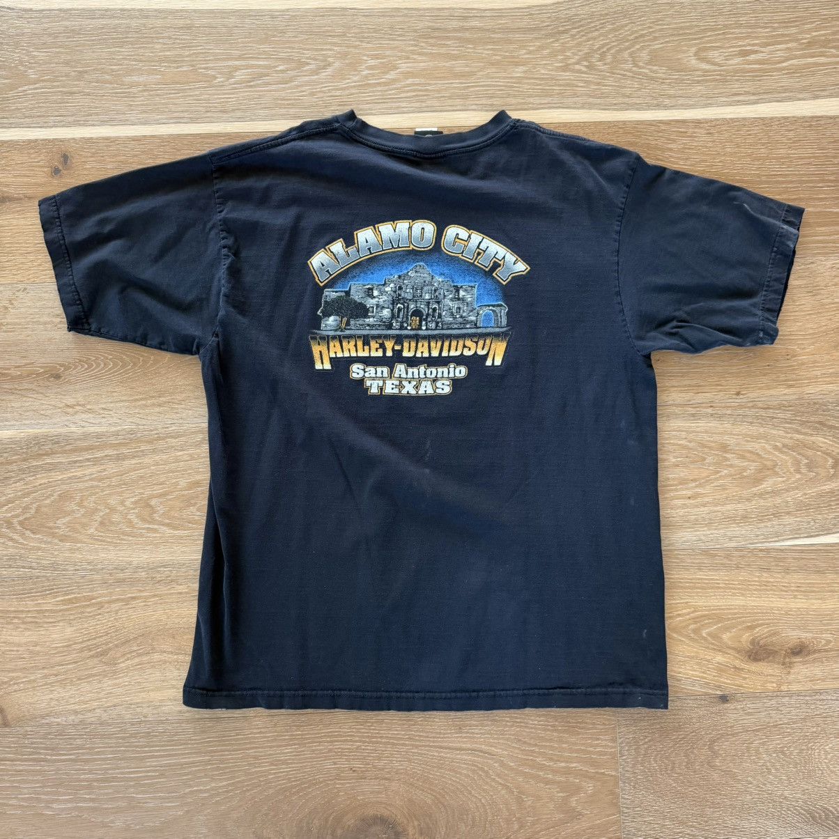 Harley Davidson Vintage Harley Davidson Alamo City San Antonio Tee Size US XXL / EU 58 / 5 - 2 Thumbnail