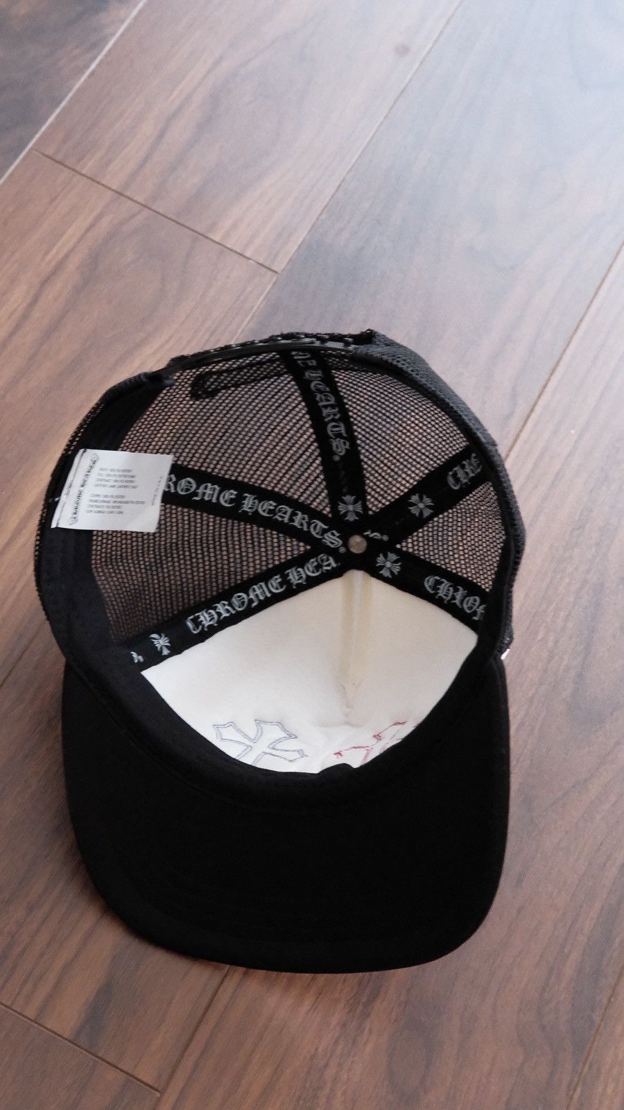 Chrome Hearts Chrome Hearts Trucker Hat Leather Cross Patches Size ONE SIZE - 4 Thumbnail