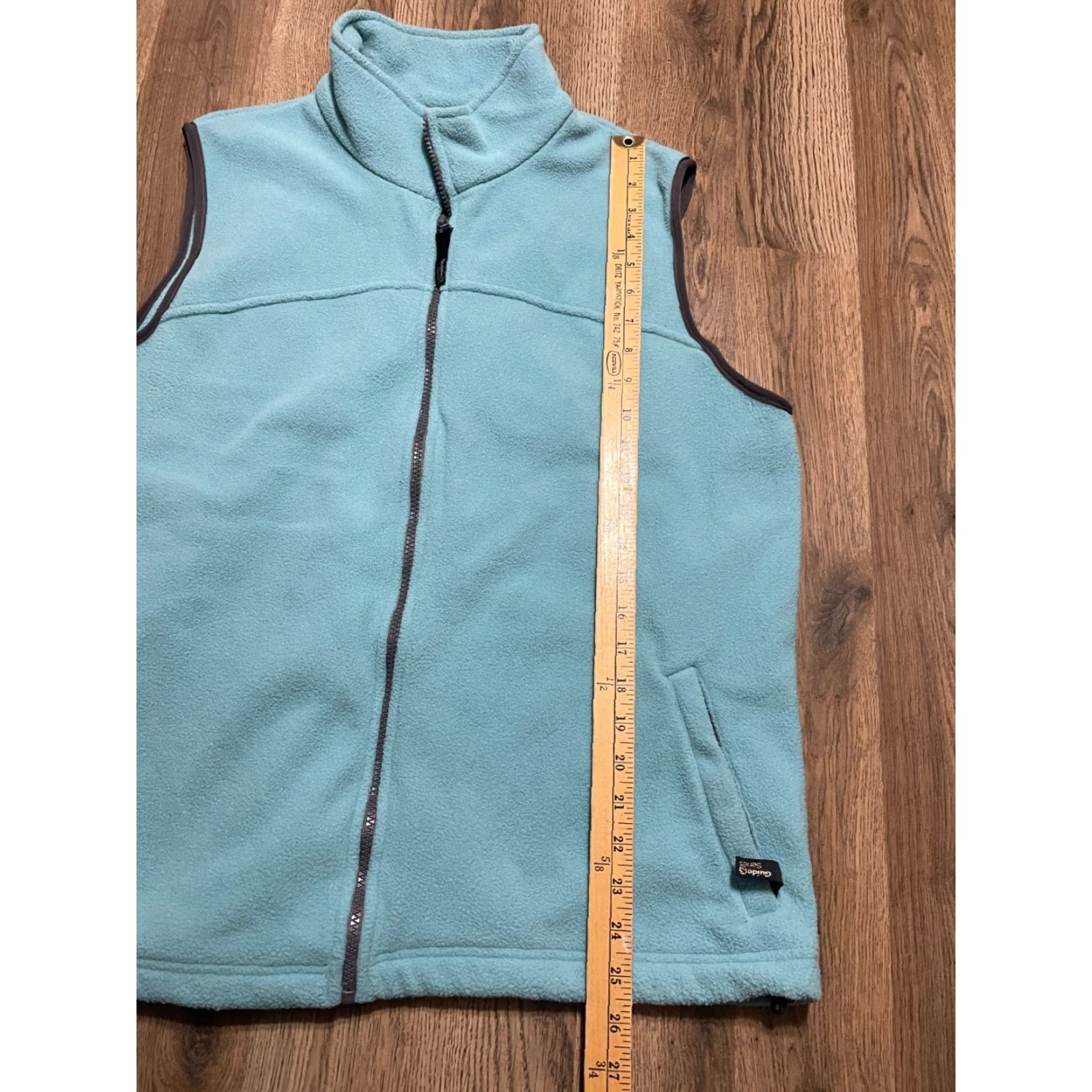 Vintage Guide Series Sweater Women's XL Blue Zip Up Vest Fleece Size XL / US 12-14 / IT 48-50 - 4 Thumbnail