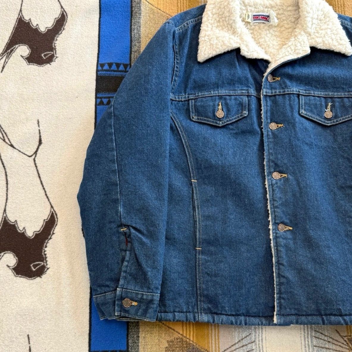 Vintage VINTAGE Big Mac Denim Jacket 46 Chore Outdoor 80s 90s Workwear Mens Jacket Size US S / EU 44-46 / 1 - 7 Thumbnail