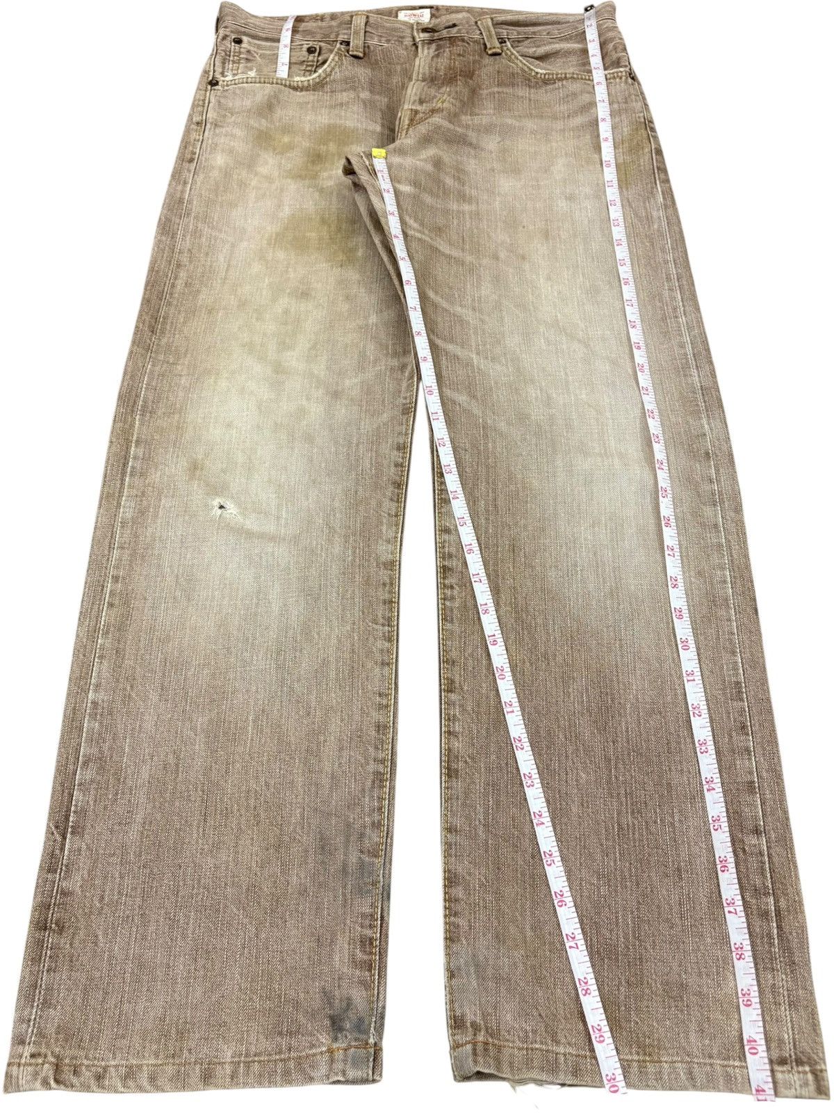 Edwin Vintage Edwin 505zx Selvedge Rusty Wash Baggy Jeans Size US 34 / EU 50 - 9 Thumbnail