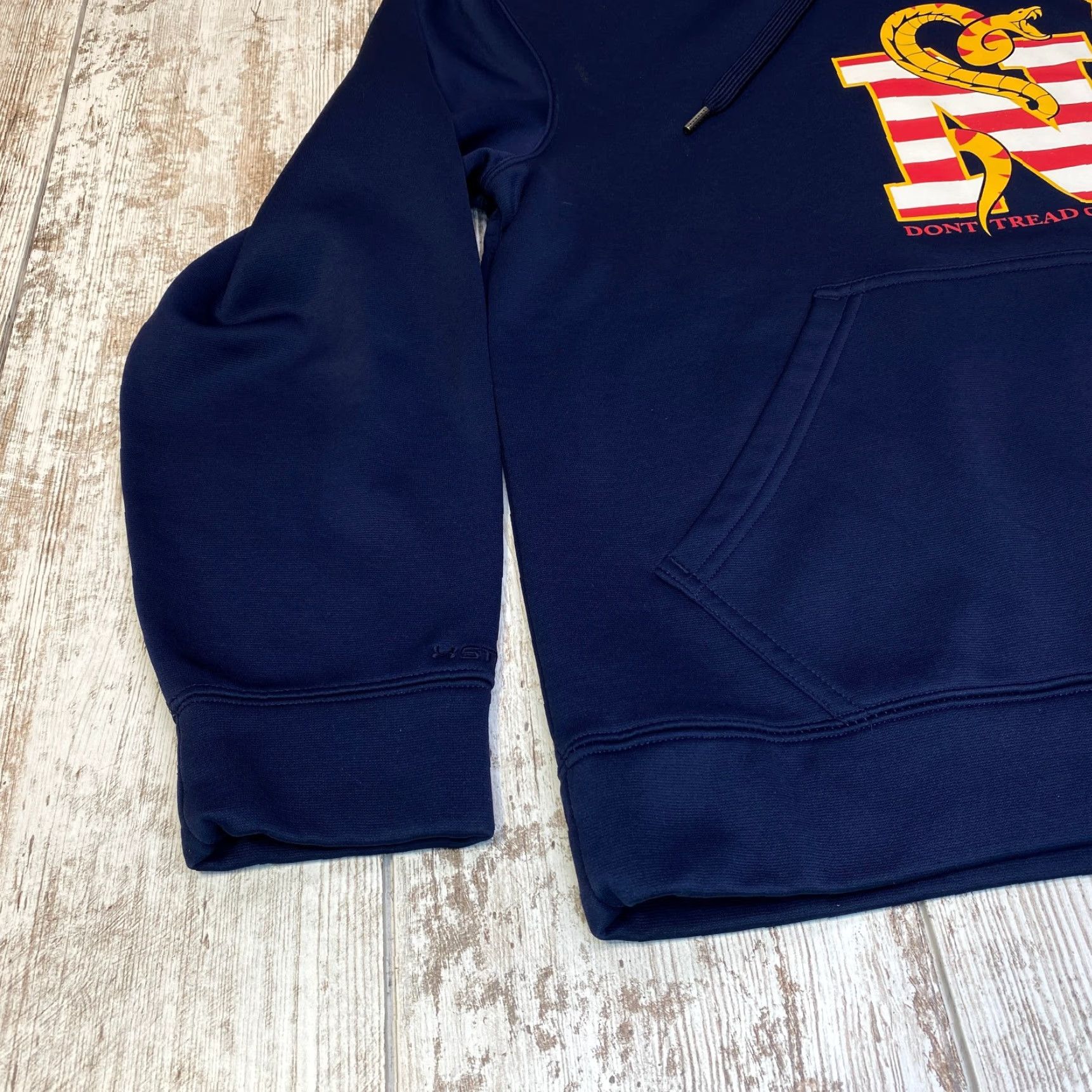 Under Armour Under Armour Hoodie Pullover Men's Small US Navy Don't Tread On Me Snake Logo Size US S / EU 44-46 / 1 - 3 Thumbnail