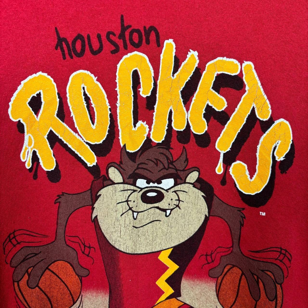 NBA Vintage 90s Houston Rockets Taz Sweatshirt L⁠ Looney Tunes Size US L / EU 52-54 / 3 - 4 Thumbnail