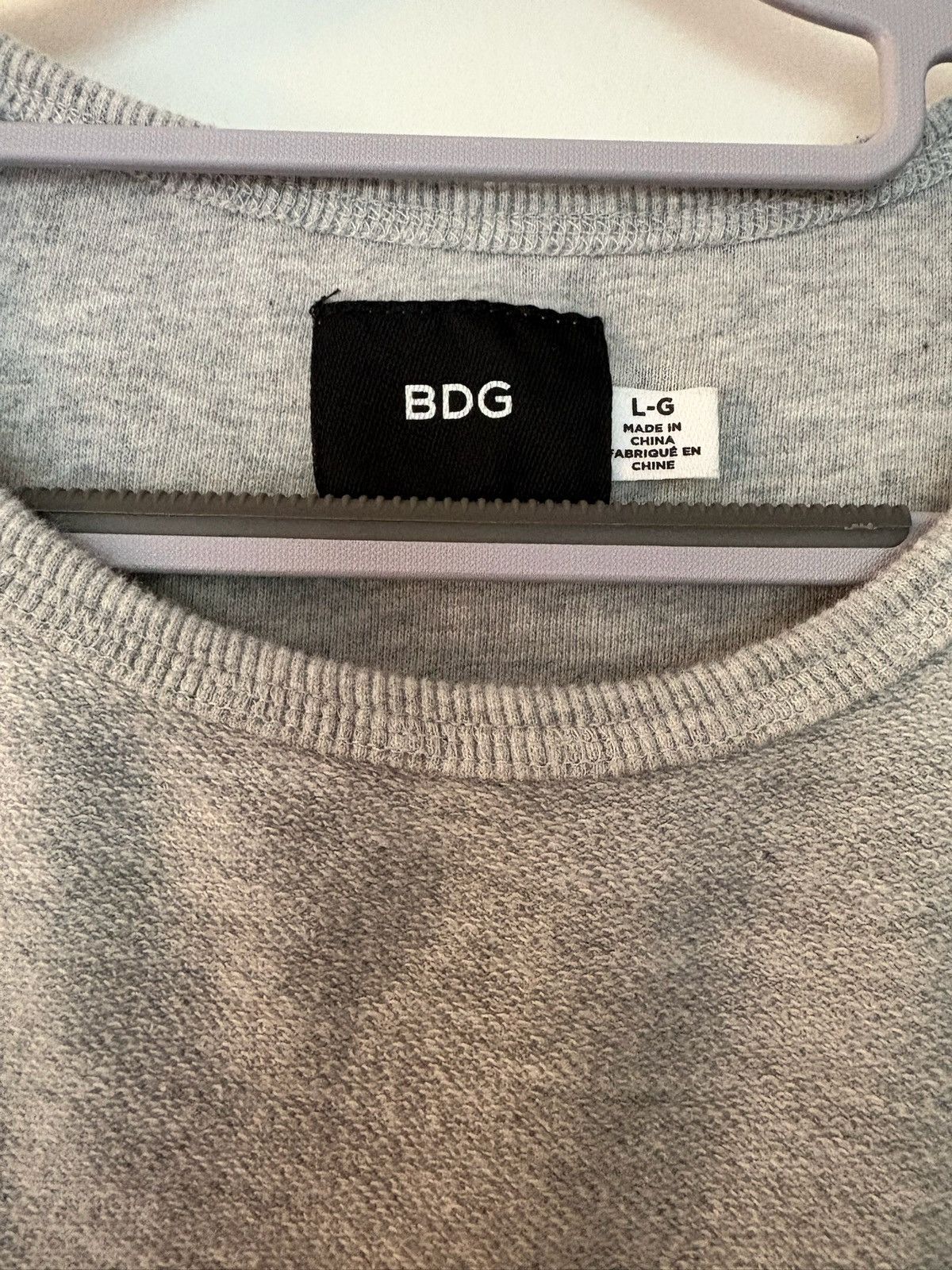 Bdg BDG Gray 100% Cotton Crewneck Sweatshirt – Size L Size US L / EU 52-54 / 3 - 3 Thumbnail