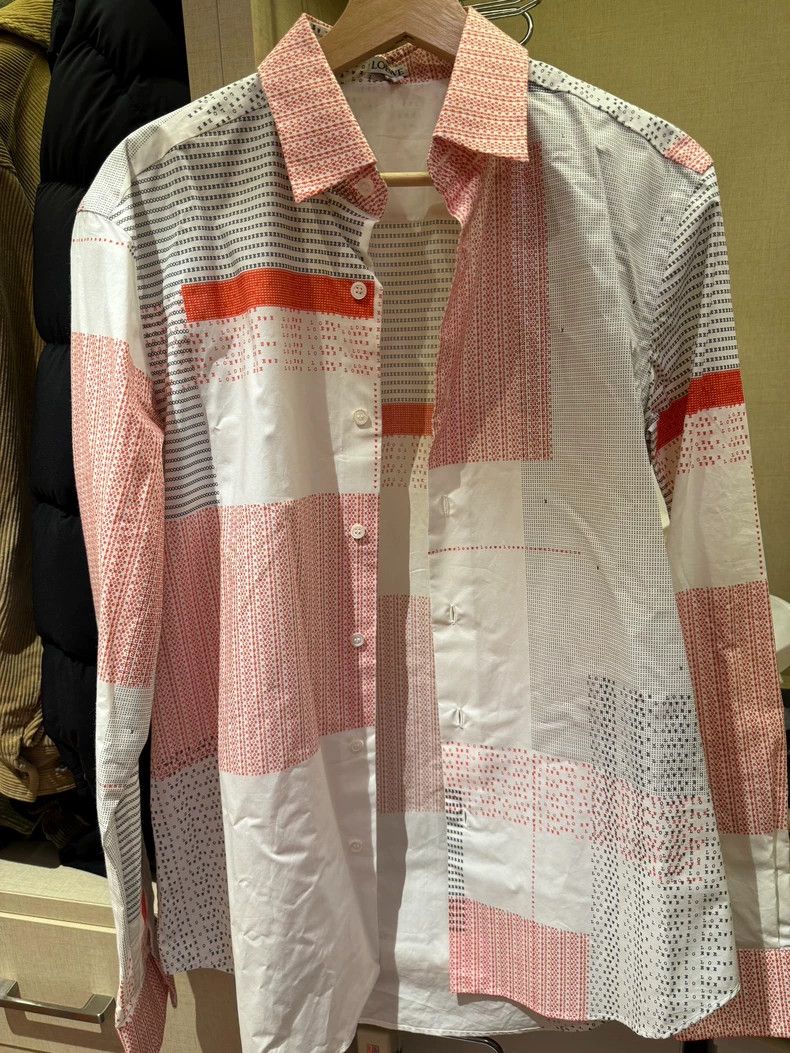 Loewe LOEWE size38 Printed casual shirt Size US S / EU 44-46 / 1 - 1 Thumbnail