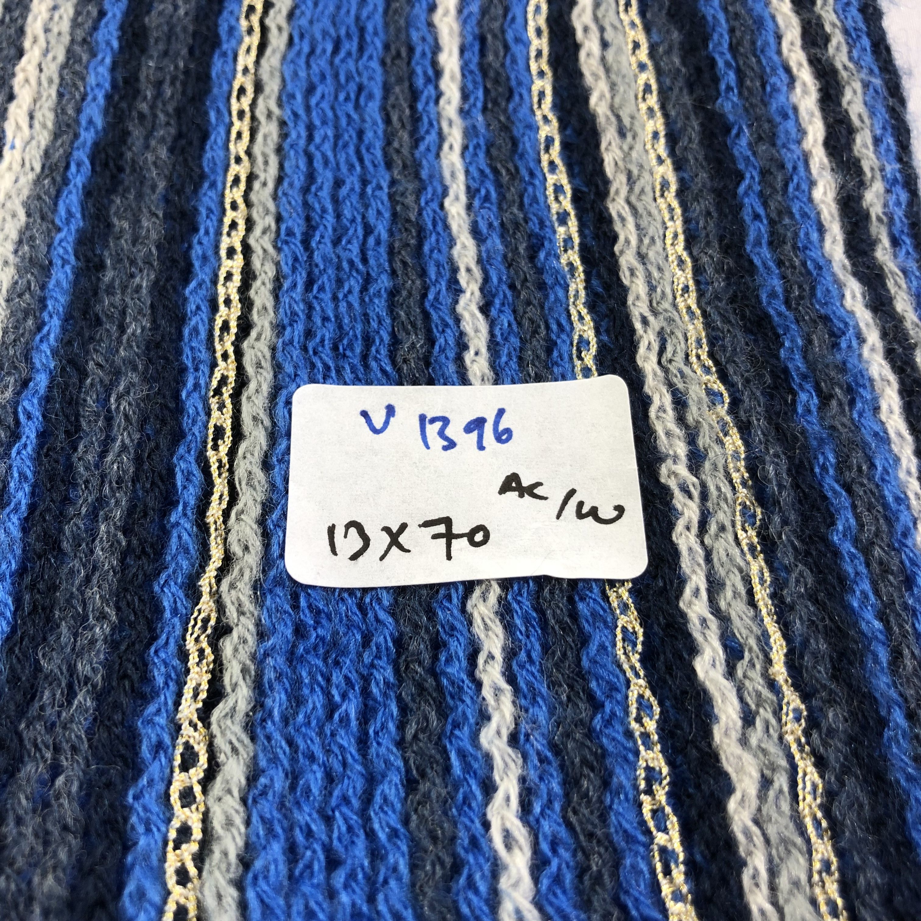 Matsuda Monsieur Nicole by Matsuda Striped Scarf Muffler V1396 Size ONE SIZE - 7 Thumbnail