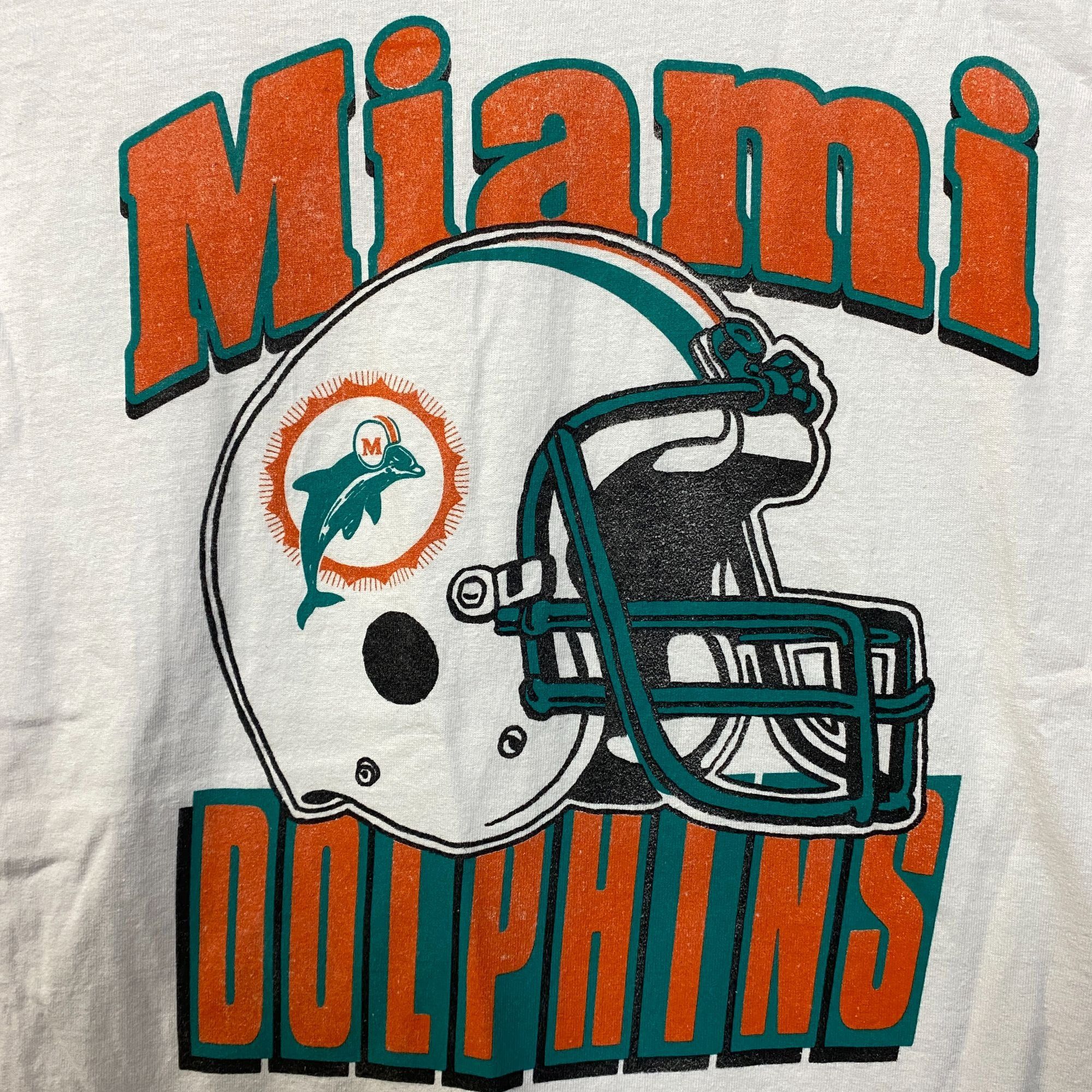 Junk Food Junk Food NFL Miami Dolphins Throwback Helmet Logo T- Shirt Size US XS / EU 42 / 0 - 2 Thumbnail