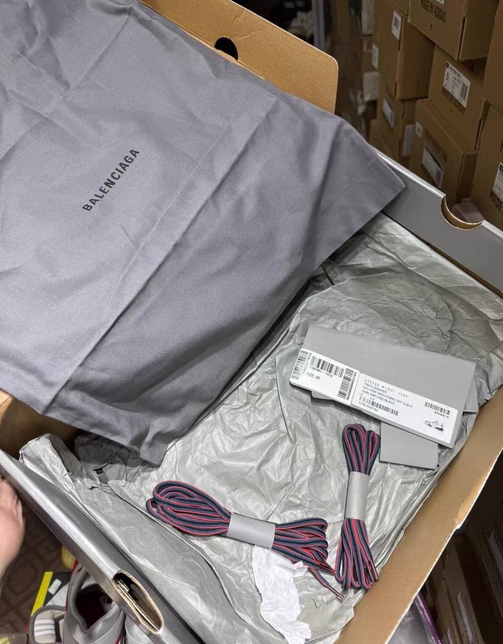 Balenciaga Balenciaga Track Chunky sneakers, gray-orange Size US 10 / EU 43 - 5 Thumbnail