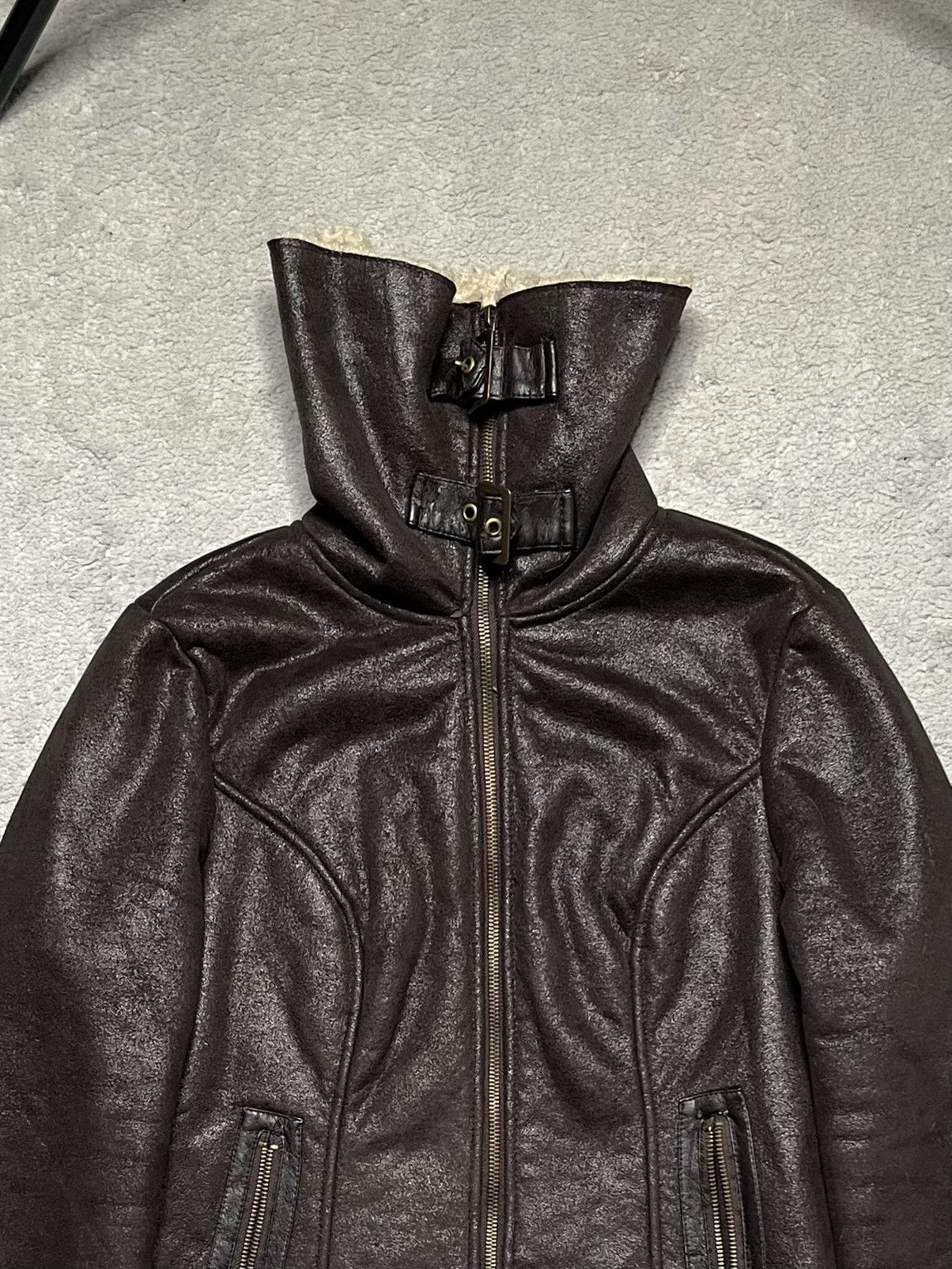 Vintage Vintage Y2K Basic Light Jacket Fake Leather Avant Garde Size M / US 6-8 / IT 42-44 - 7 Thumbnail