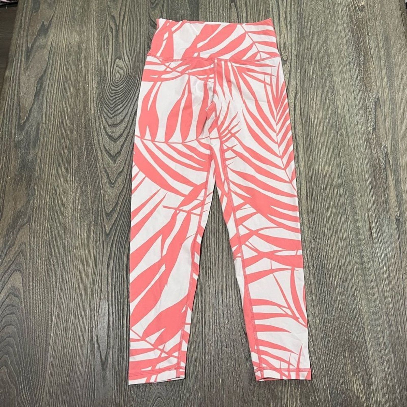 Vintage Aerie Womens Chill Play Move Tropical Athletic Leggings M Size 28" / US 6 / IT 42 - 1 Thumbnail