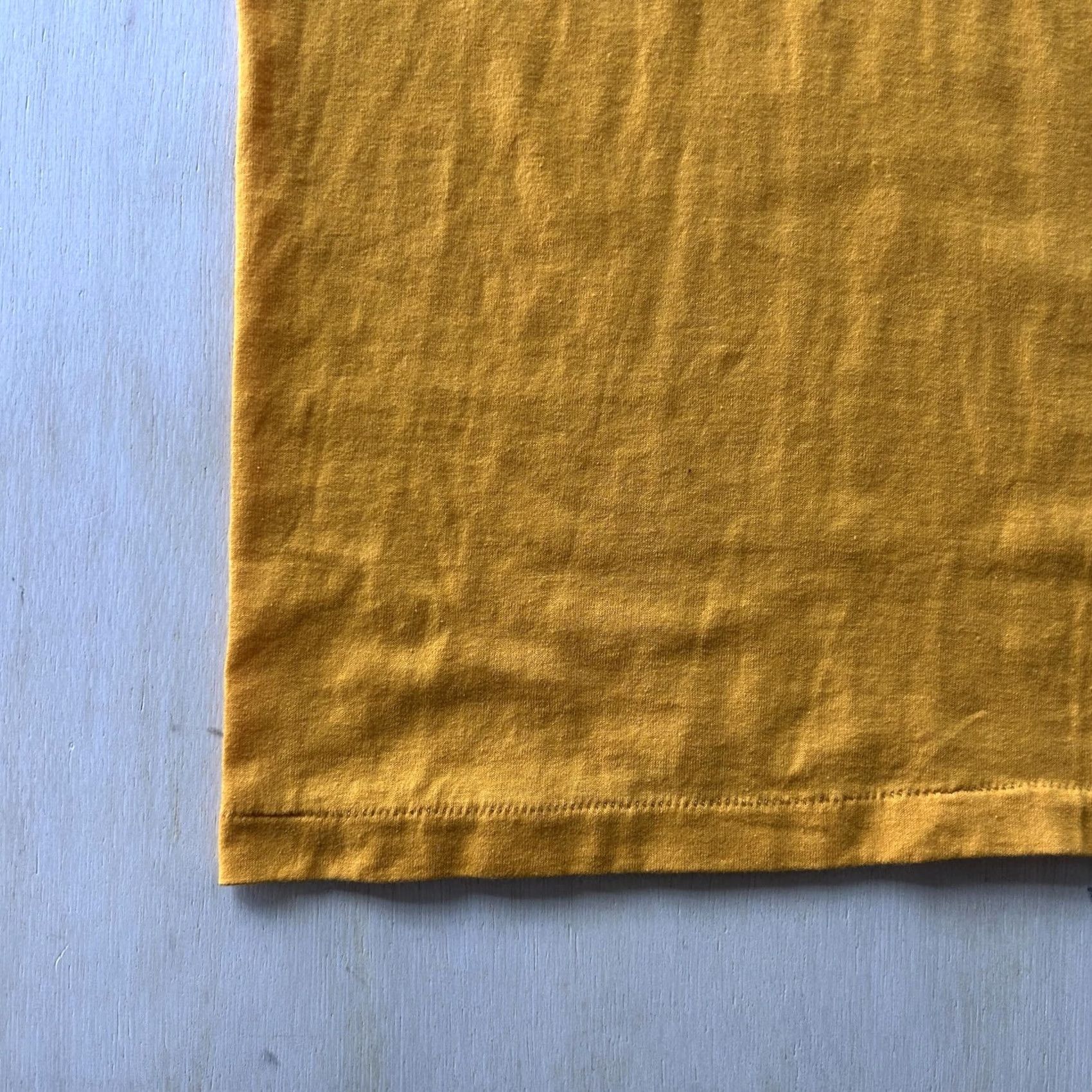 Vintage VINTAGE Sportswear Shirt Adult Large Yellow Workwear Tee Mens Graphic Print AE Logo 50/50 Cotton Polyester Crew Neck Short Sleeve Summer USA Size US L / EU 52-54 / 3 - 5 Thumbnail