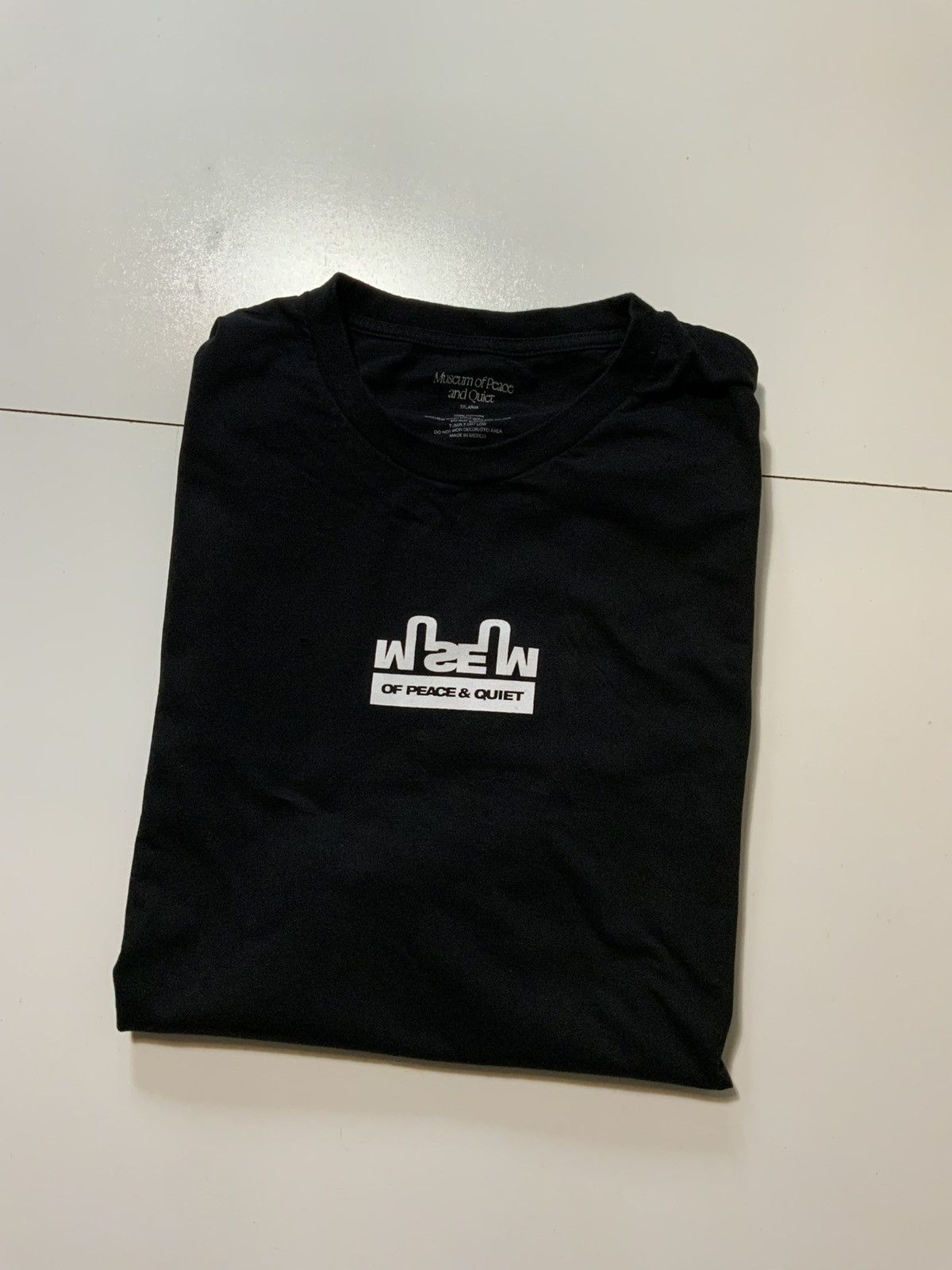 Museum of Peace & Quiet Museum Of Peace & Quiet Black Graphic Crewneck S/S T-Shirt Size US XXL / EU 58 / 5 - 1 Thumbnail