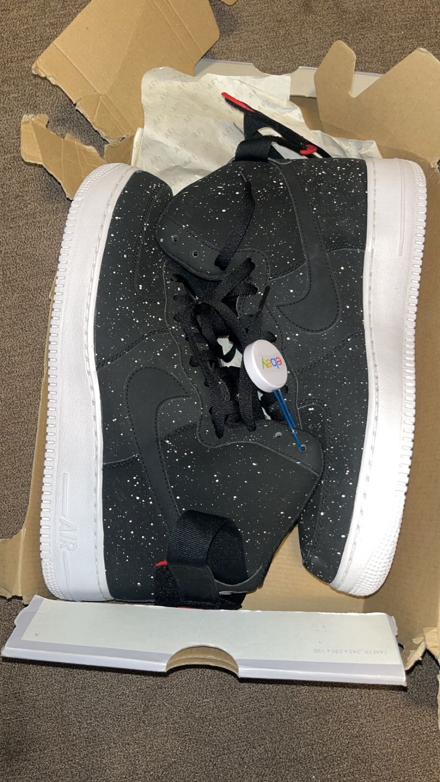 Vintage Air Force 1 High 07 Sparkle- Size 13 RARE No Box Size US 13 / EU 46 - 3 Thumbnail