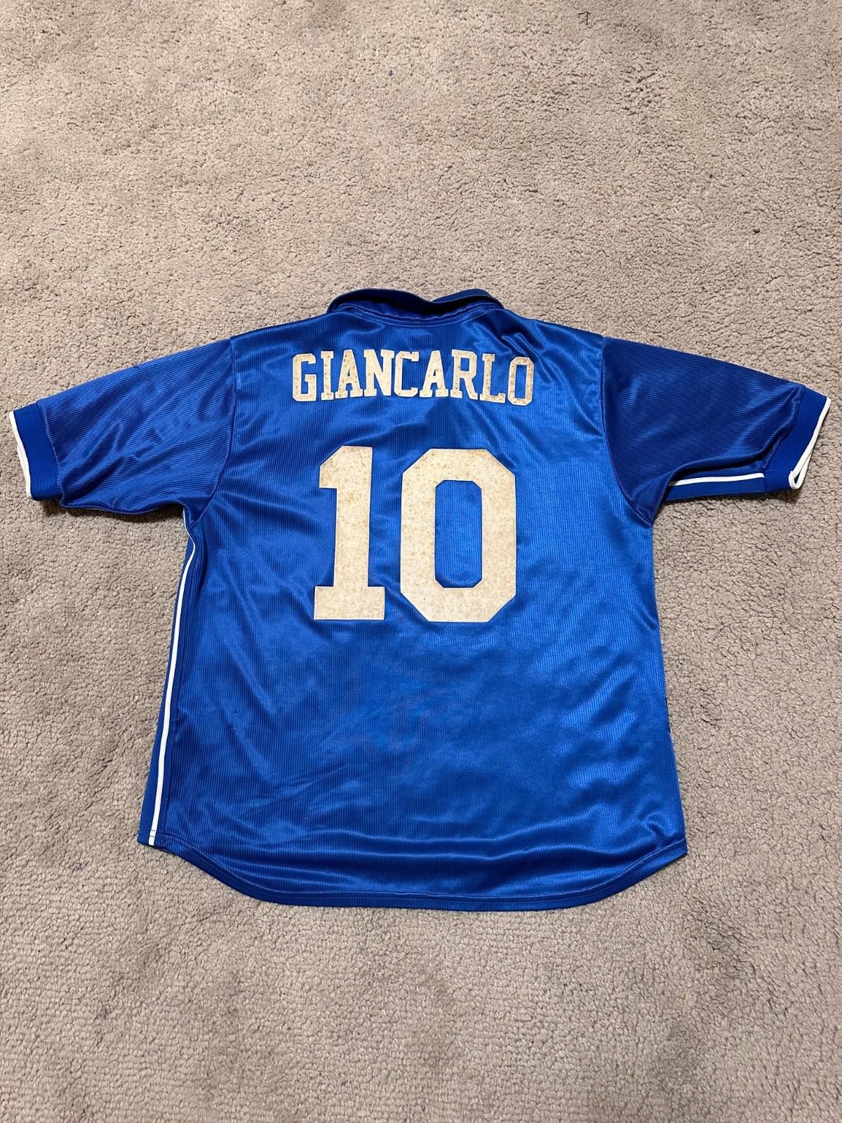 Nike ITALY 1997 1998 HOME SHIRT FOOTBALL SOCCER JERSEY NIKE Size US L / EU 52-54 / 3 - 7 Thumbnail