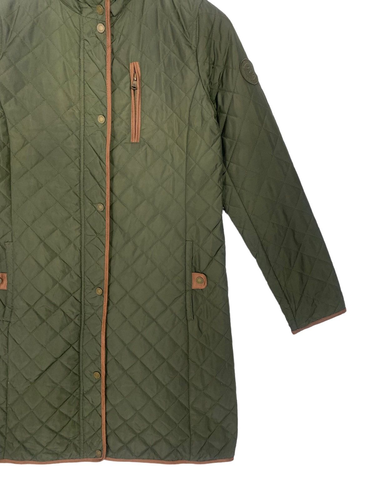 Designer Ralph Lauren designer Luxury Quilted Puffer Long Jacket Size XXS / US 00 / IT 34 - 6 Thumbnail