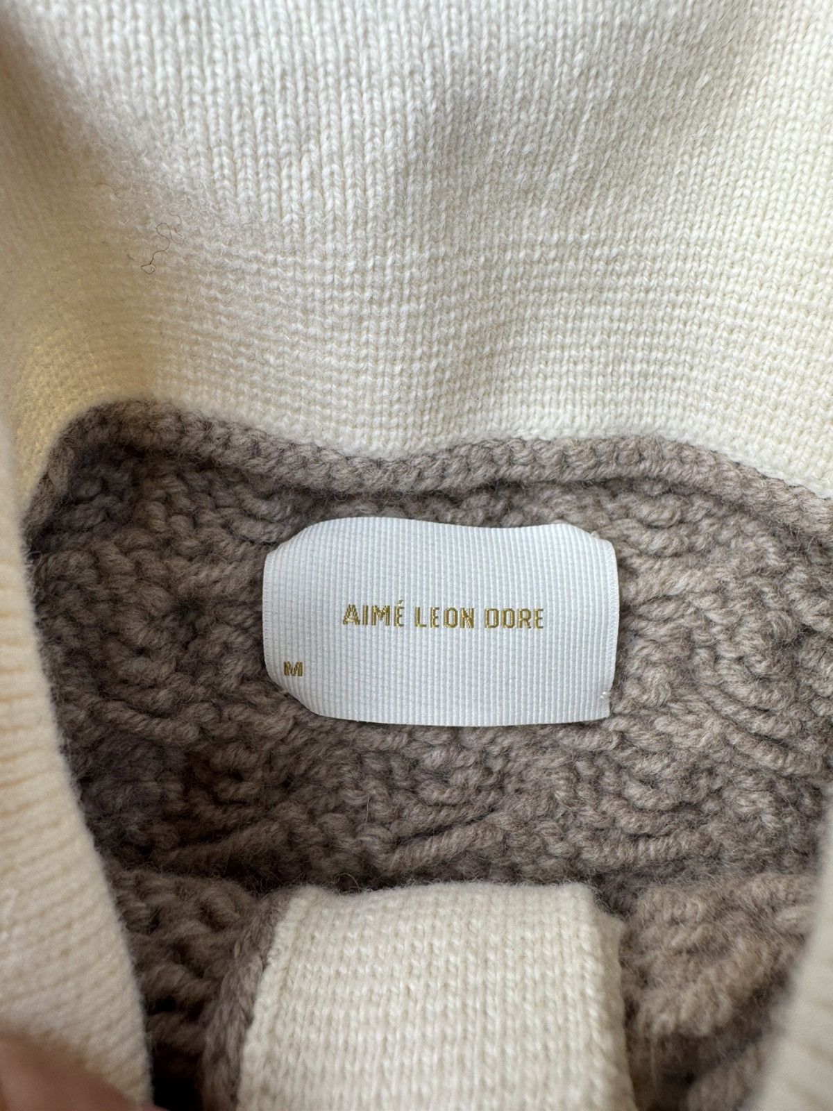 Aime Leon Dore Basketweave Knit Rugby Size US M / EU 48-50 / 2 - 4 Thumbnail