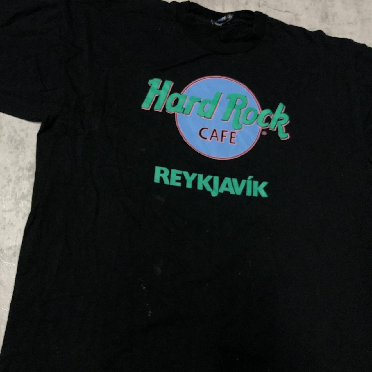 Hard Rock Cafe Hard Rock Cafe Reykjavik black and blue t-shirt #Reykjavik Size US XL / EU 56 / 4 - 2 Thumbnail