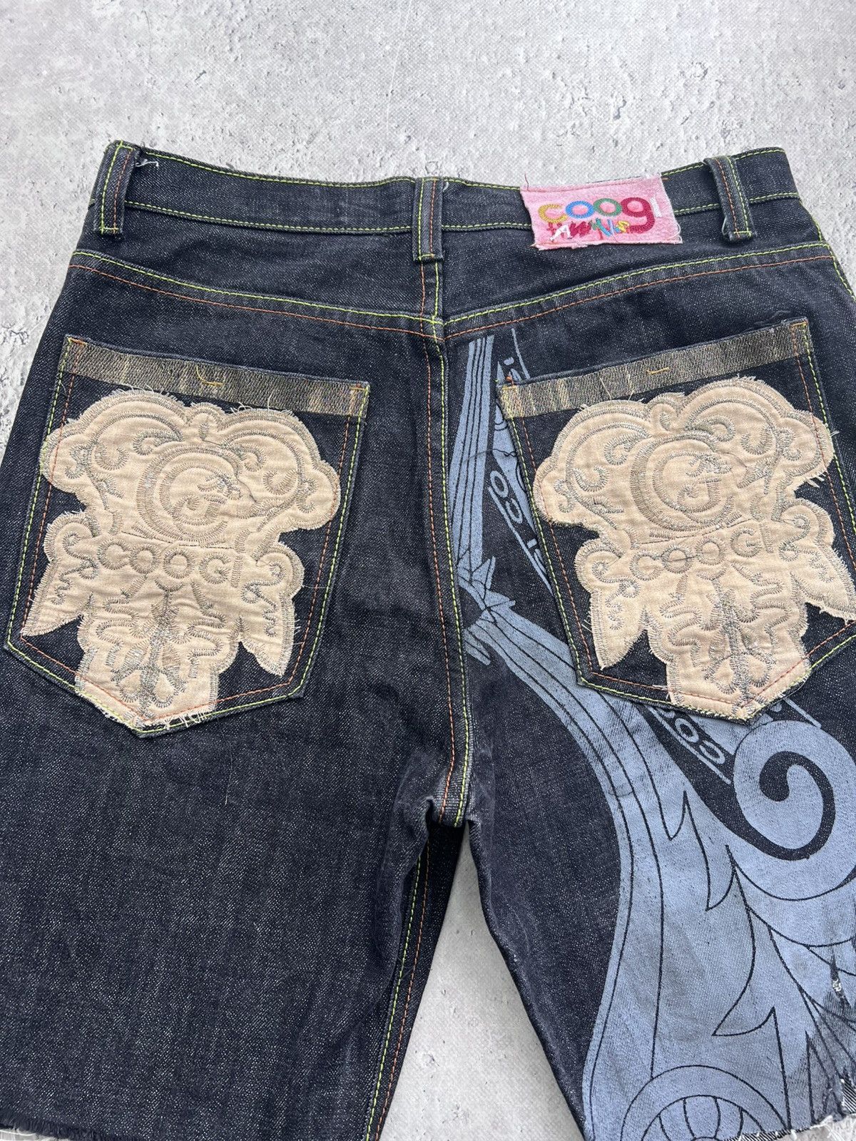 Coogi × Vintage VINTAGE BAGGY COOGI RAP PANTS SHORTS JNCO STYLE DISTRESSED Size US 32 / EU 48 - 10 Thumbnail