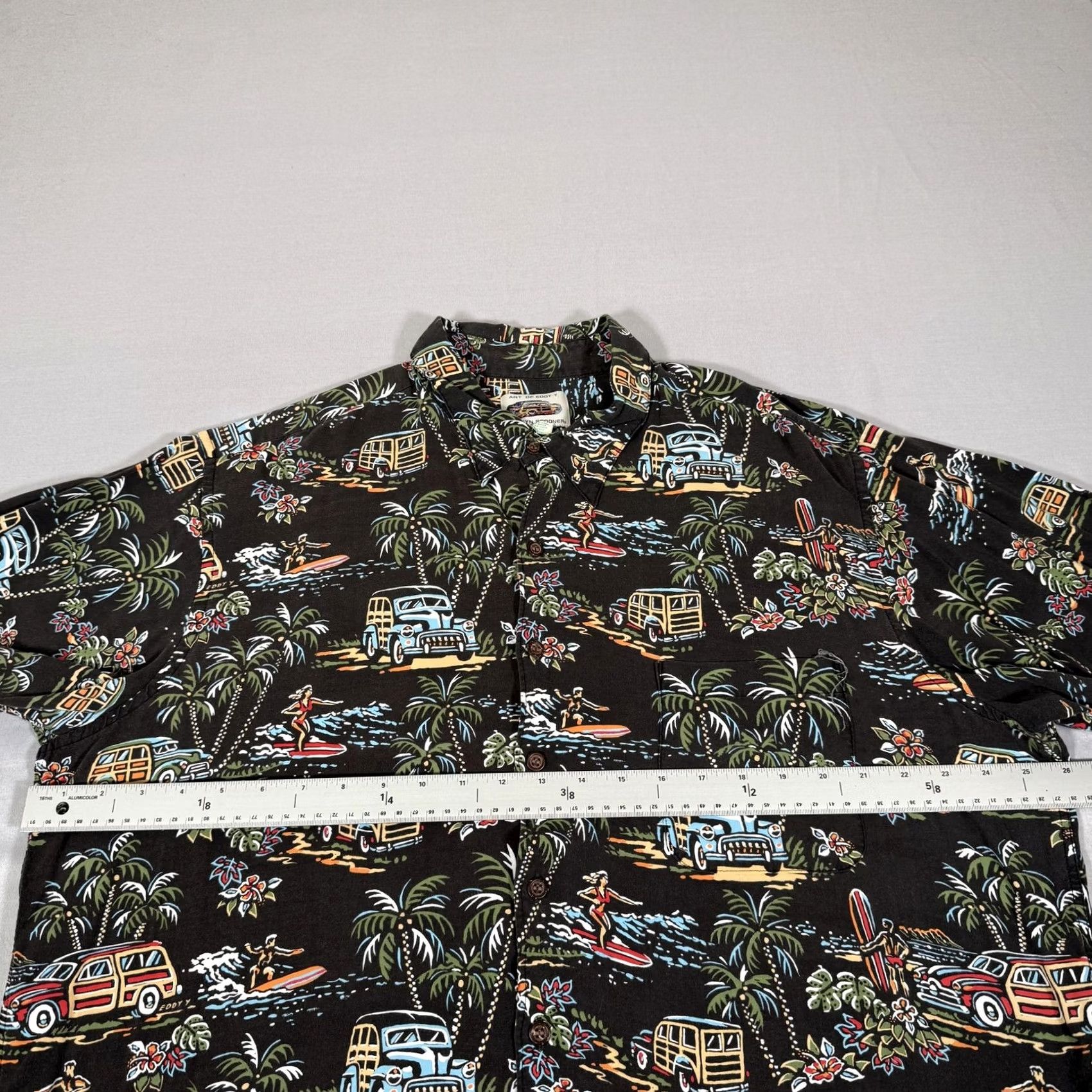 Reyn Spooner Reyn Spooner Shirt Mens 2XL Rayon Eddy Y Woody Wagon Surf Hawaiian Japan Aloha Size US XXL / EU 58 / 5 - 5 Thumbnail