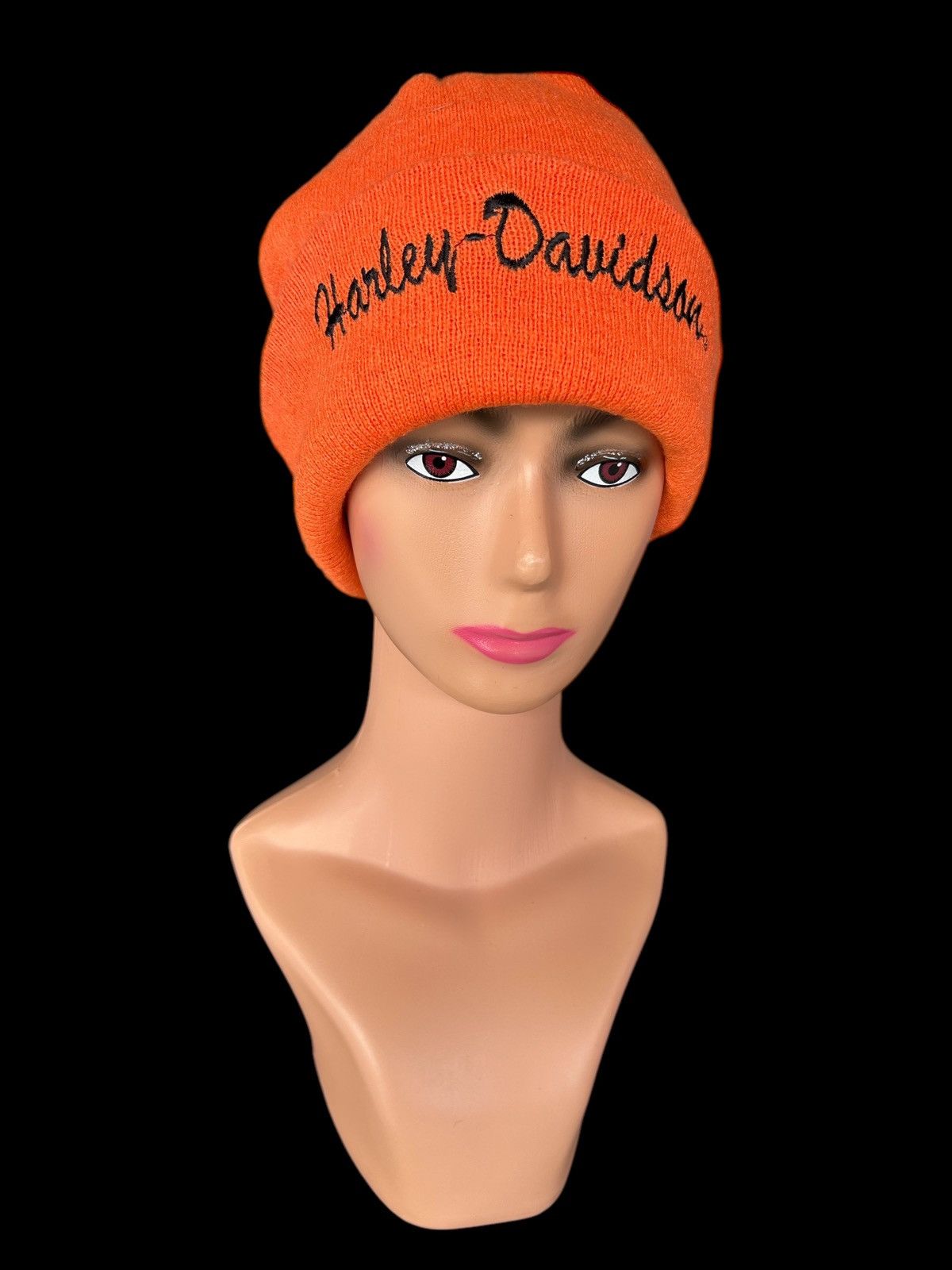 Harley Davidson × Vintage Vintage Harley Davidson Beanie Hats ☠️☠️ Size ONE SIZE - 6 Thumbnail