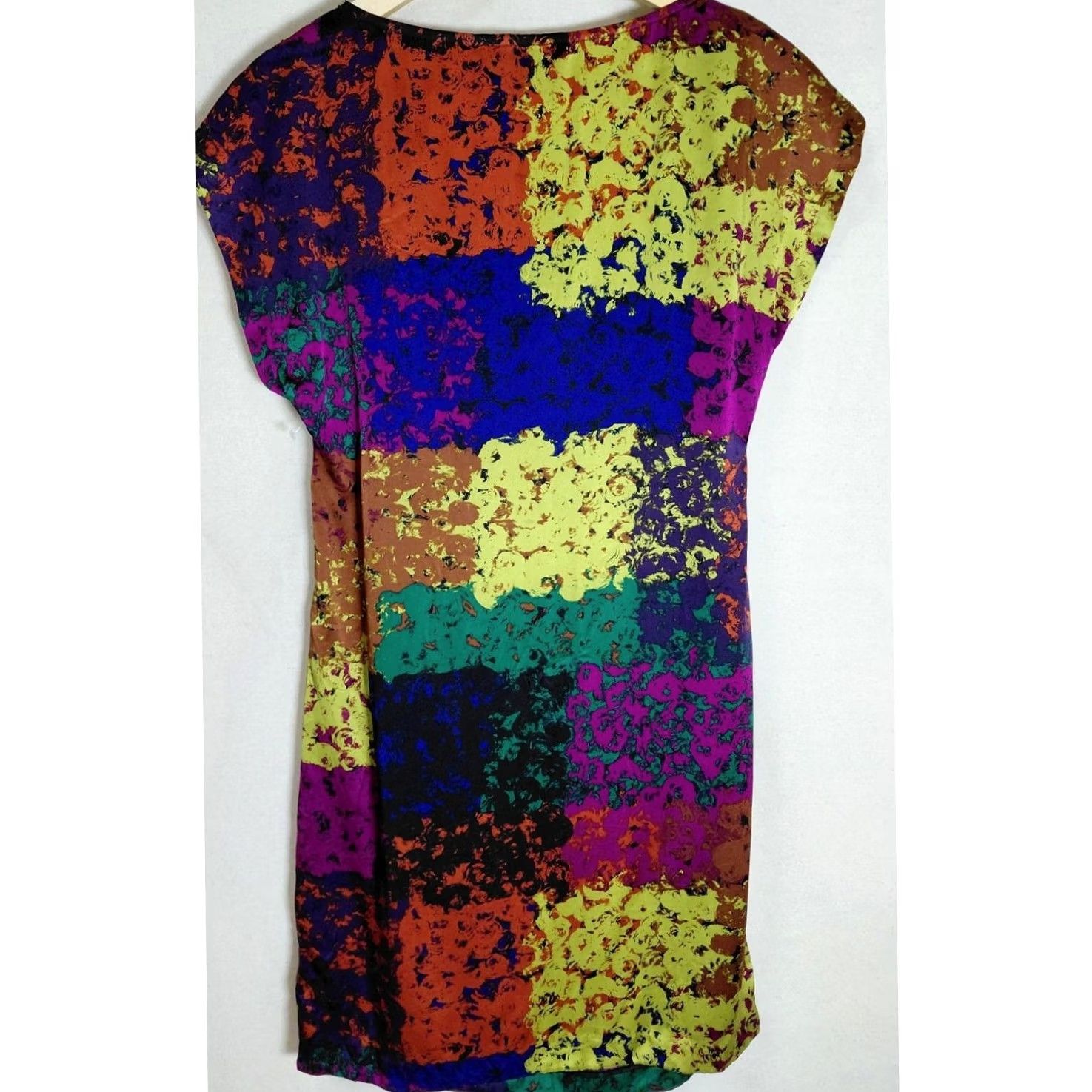 Trina Turk Trina Turk Silk Multicolor Knee Length Graphic Dress Size 6 Size 28" / US 6 / IT 42 - 2 Thumbnail