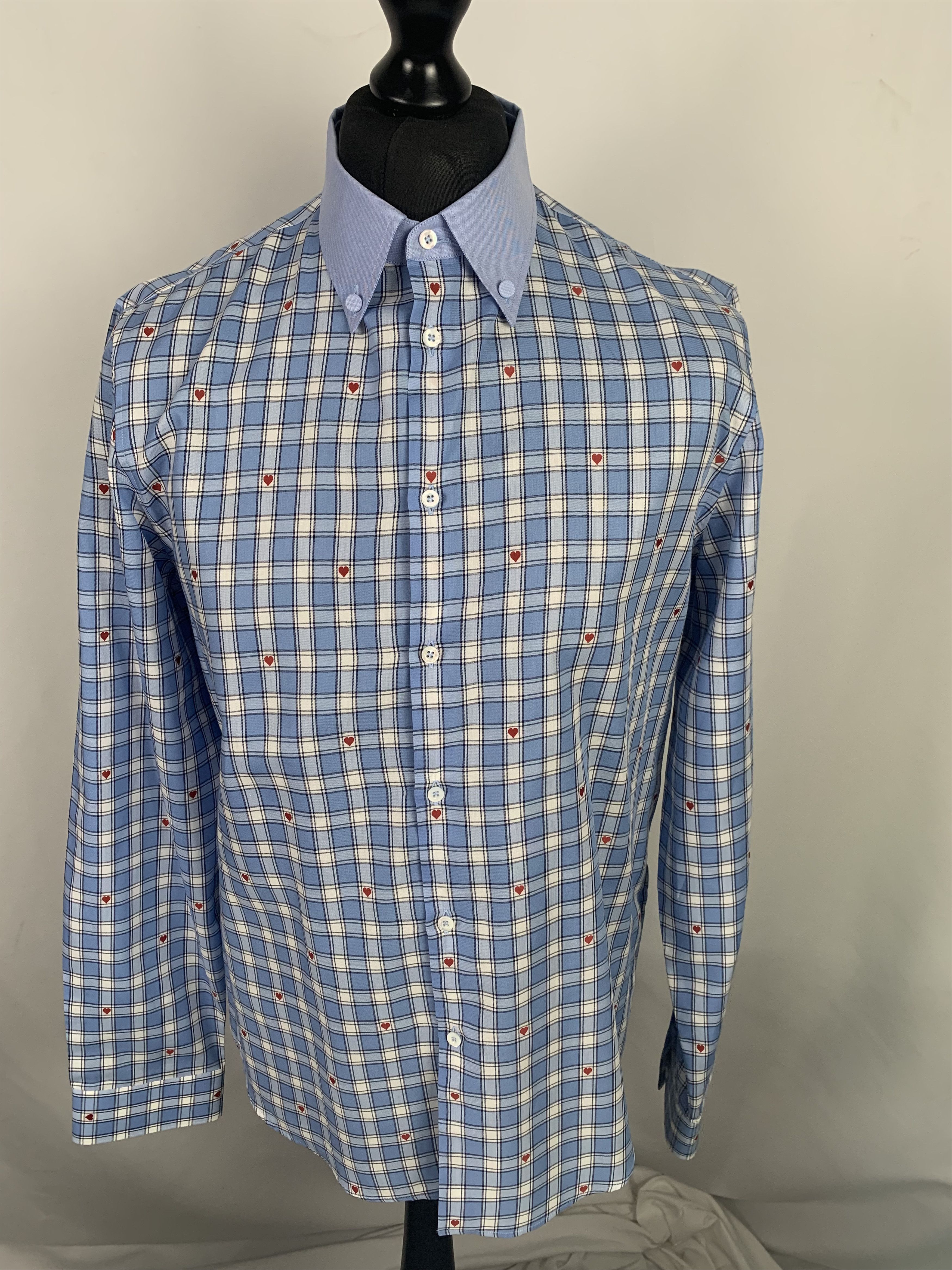 Gucci Checkered Hearts Shirt