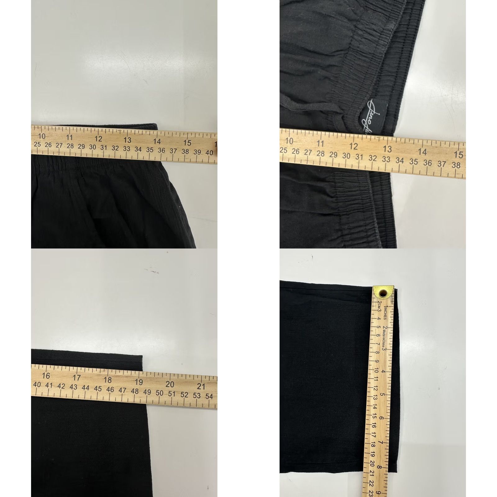Vintage Jeno Neuman Capris Size Medium Black Womens Size ONE SIZE - 8 Thumbnail