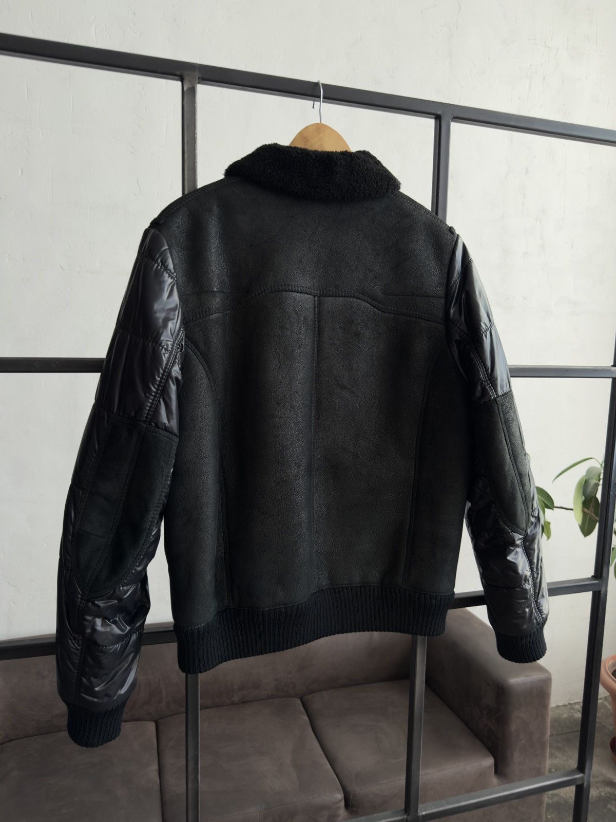 Dior Dior Leather Shearling Jacket FW07 Navigate Hedi Slimane Size US L / EU 52-54 / 3 - 18 Thumbnail