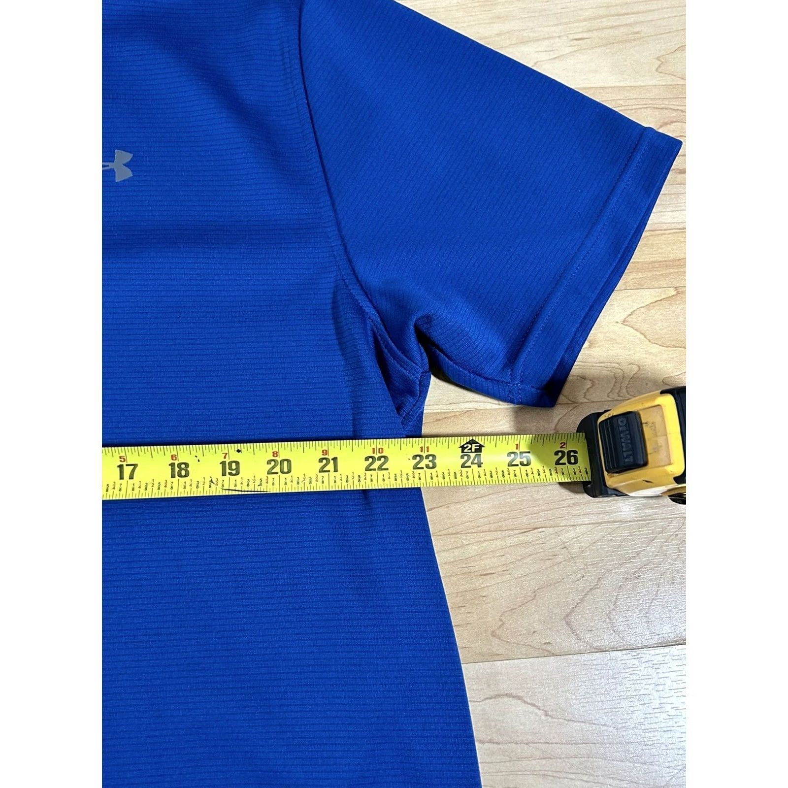 Under Armour Mens Under Armour Golf Polo Shirt Blue Loose Short Sleeve Active sz XL Size US XL / EU 56 / 4 - 3 Thumbnail