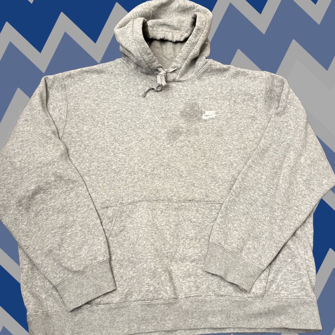 Nike Nike Sportswear Club Fleece Hooded Sweatshirt Mens XL Gray Pullover BV2654-063 Size US XL / EU 56 / 4 - 1 Thumbnail