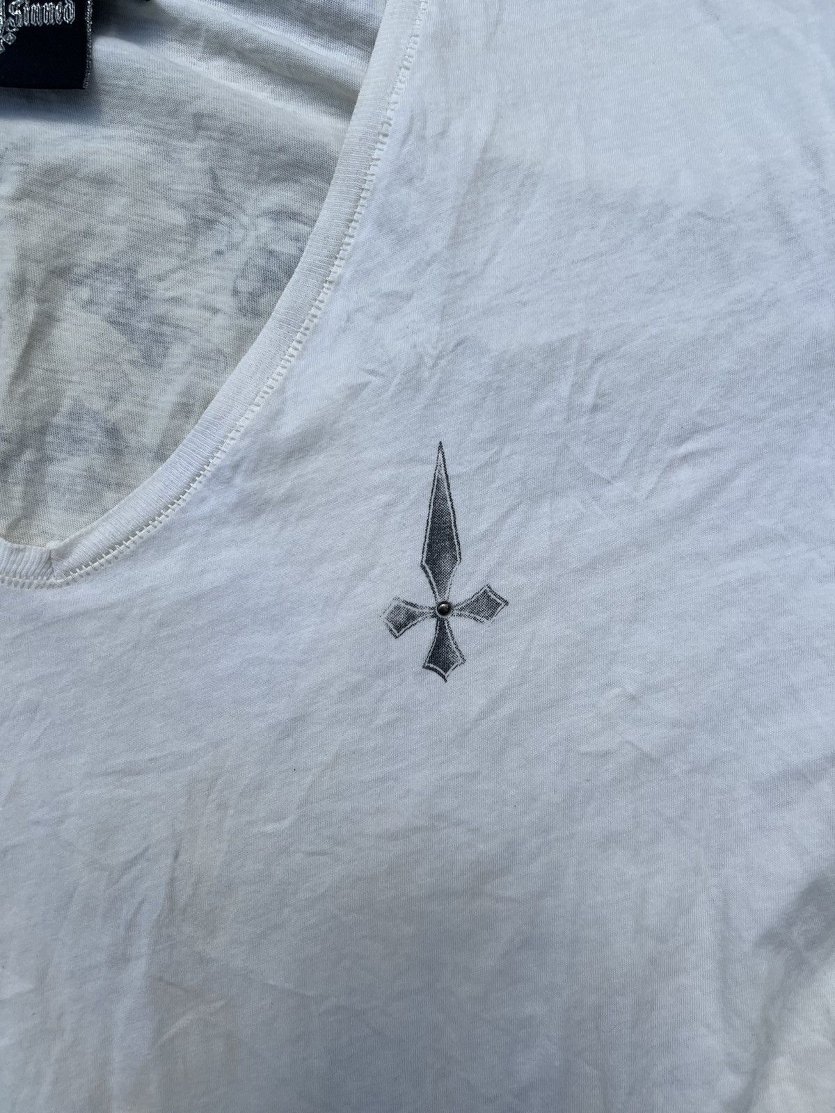 Vintage Vintage Y2K Judas Sinned Affliction Style Overprint T Shirt Size US XL / EU 56 / 4 - 4 Thumbnail
