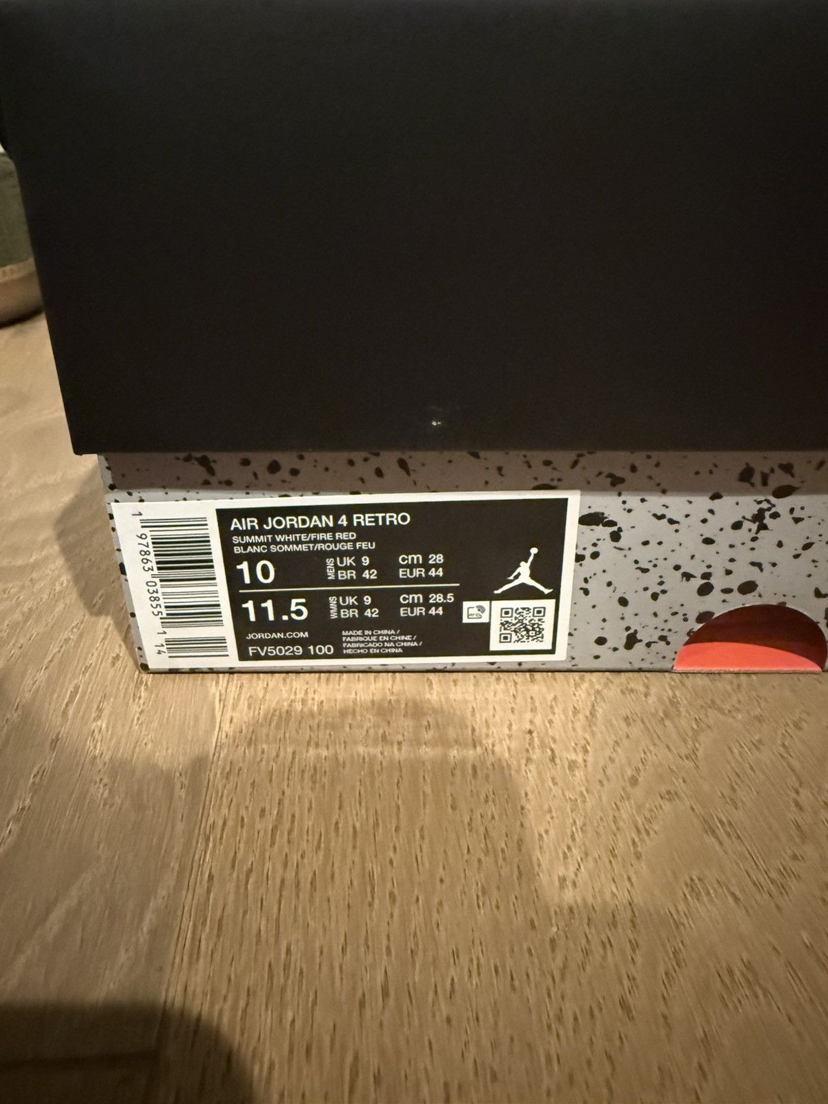 Jordan Brand Air Jordan 4 Retro OG 2025 White Cement BRAND NEW Size 10 Size US 10 / EU 43 - 11 Thumbnail