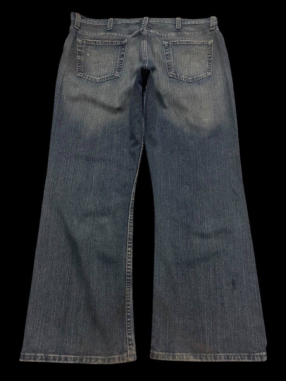Japanese Brand Waist-36 FLARE 90s Style Route Rusty Mudwash Sick Jeans Size US 36 / EU 52 - 11 Thumbnail