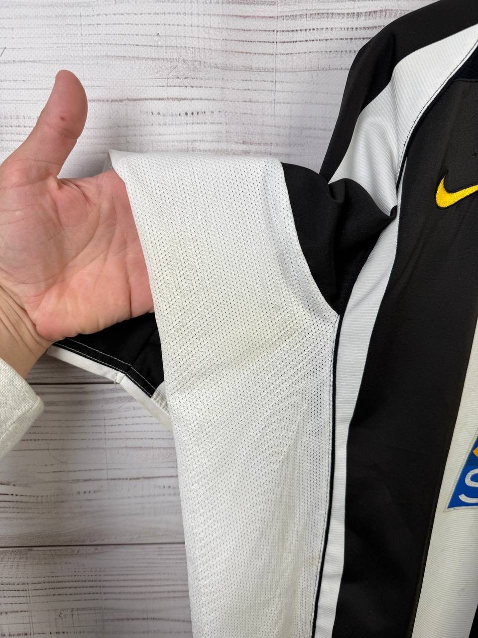 Nike 2004/05 NIKE JUVENTUS HOME SOCCER FOOTBALL JERSEY SHIRT Size US XL / EU 56 / 4 - 6 Thumbnail
