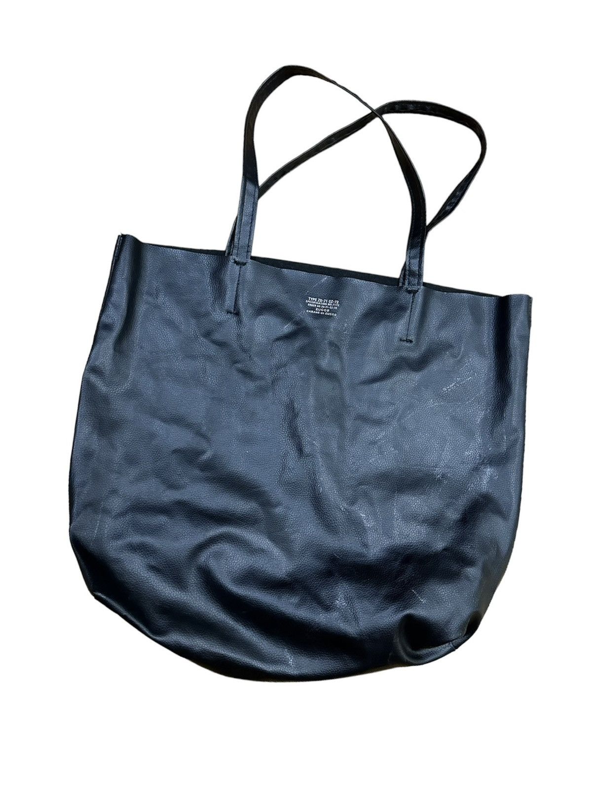 Zucca Leather Tote Bag