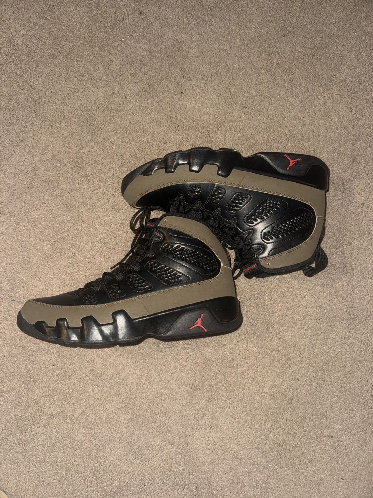 Nike Nike Air Jordan 9 Retro Olive 2012 Size US 9 / EU 42 - 1 Thumbnail