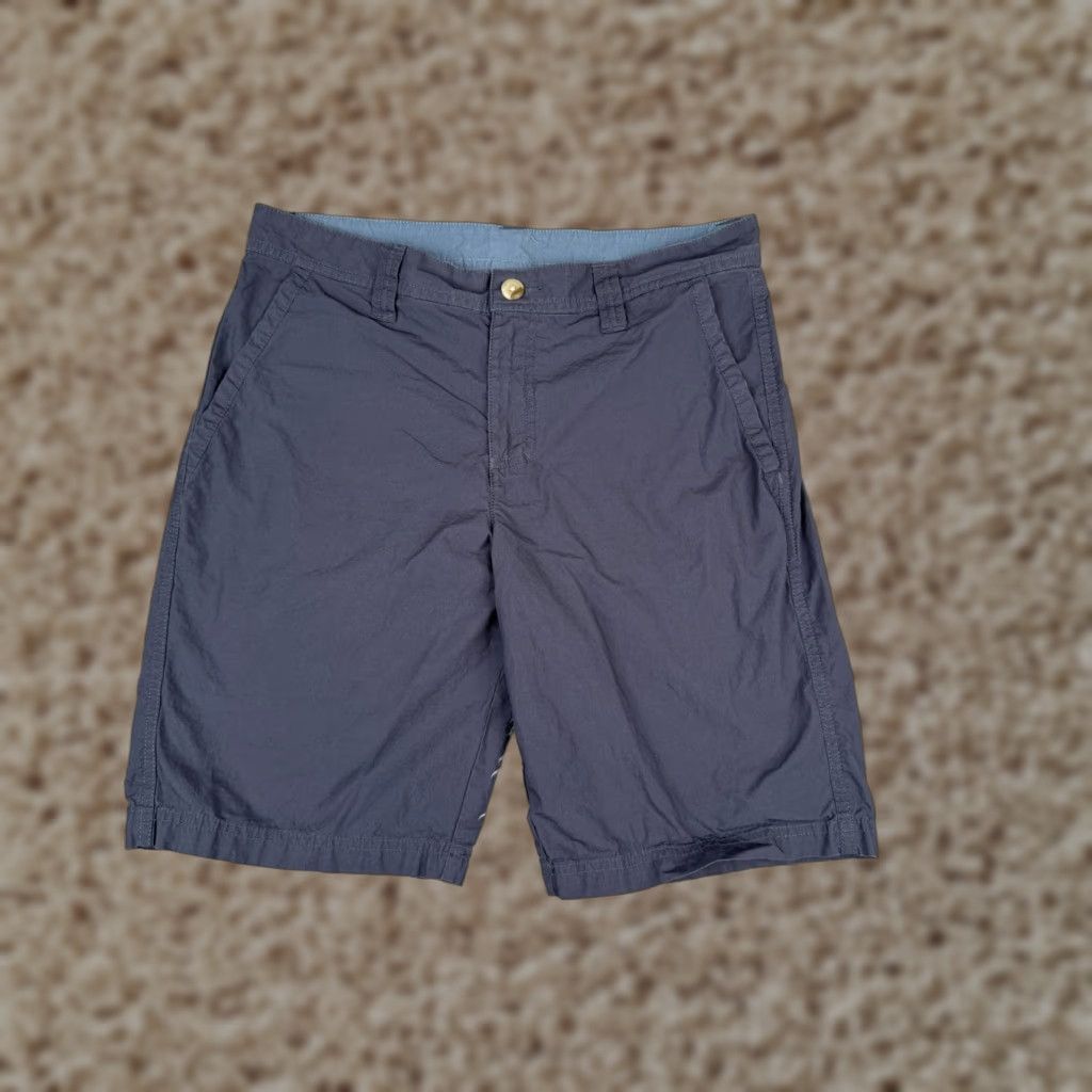 Vintage Columbia Shorts Men 30 Blue Chino 100% Cotton Hiking Camping 30x10 Size US 30 / EU 46 - 1 Thumbnail