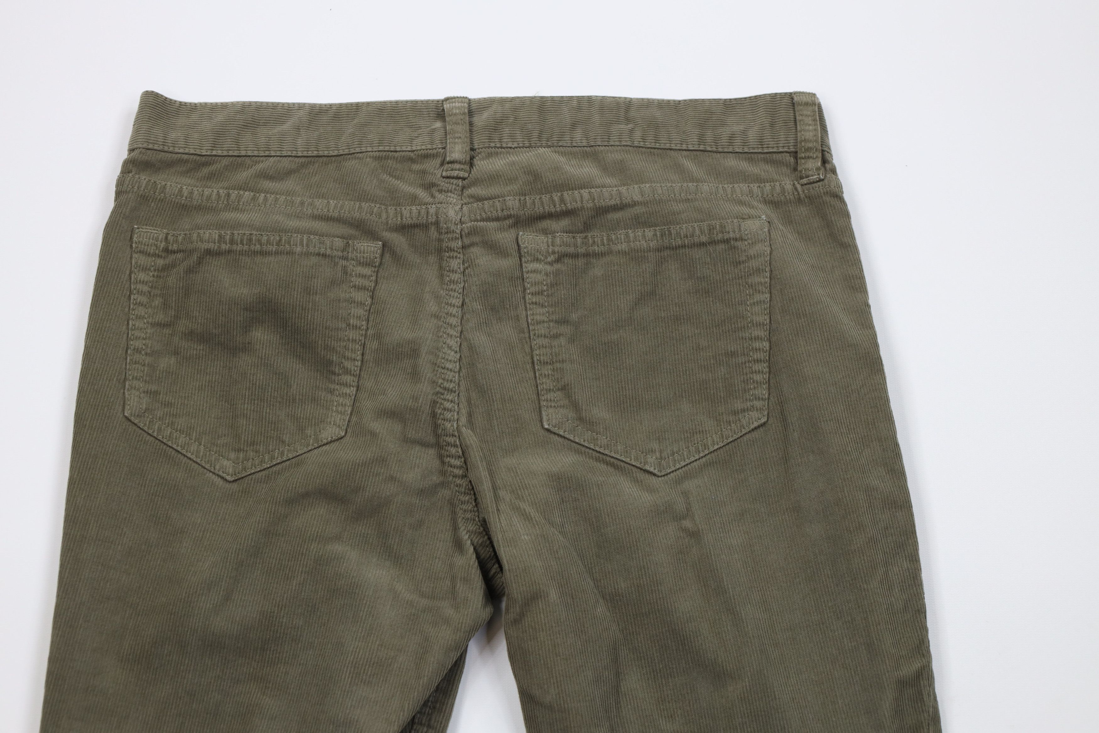 J.Crew J Crew Reid Skinny Straight Leg Corduroy Chino Pants Green Size 28" / US 6 / IT 42 - 10 Thumbnail