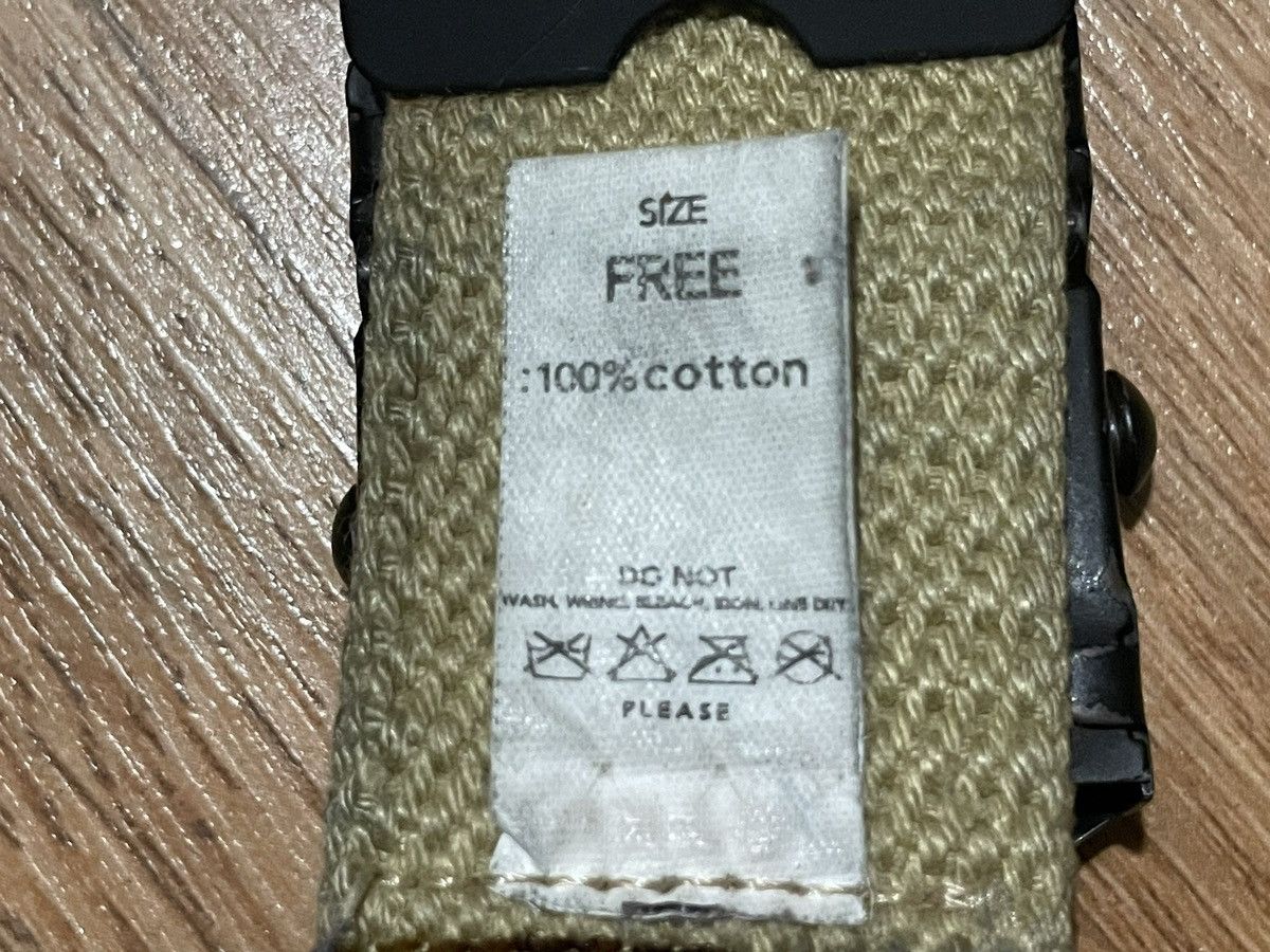 Bape A BATHING APE CANVAS WEB BELT Size 32 - 4 Thumbnail