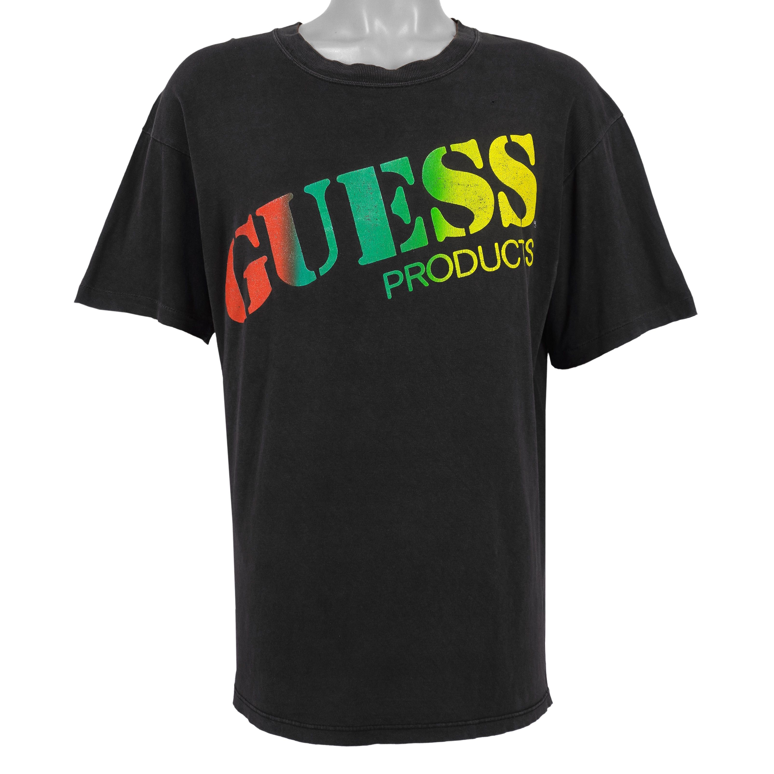 Guess Vintage Guess Products Spell-Out T-Shirt 1990s Large Size US L / EU 52-54 / 3 - 1 Thumbnail