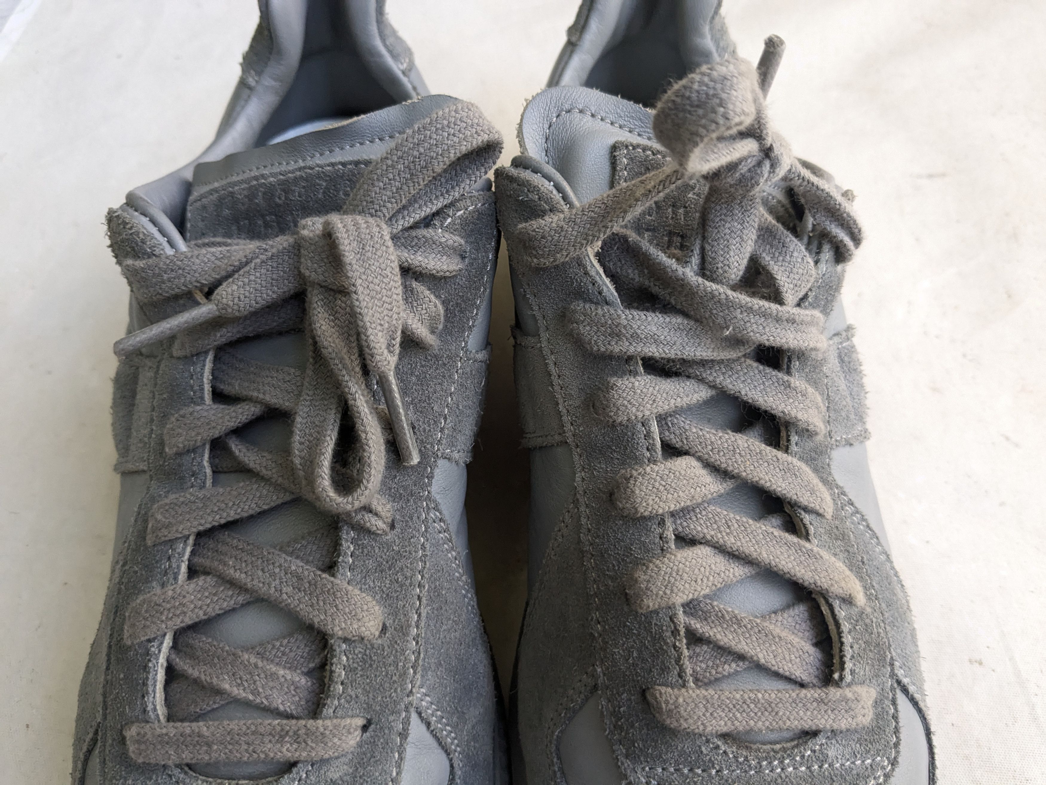 Maison Margiela Maison Margiela Gat Sneaker Low Gray 40 7 Suede Size US 7 / EU 40 - 6 Thumbnail