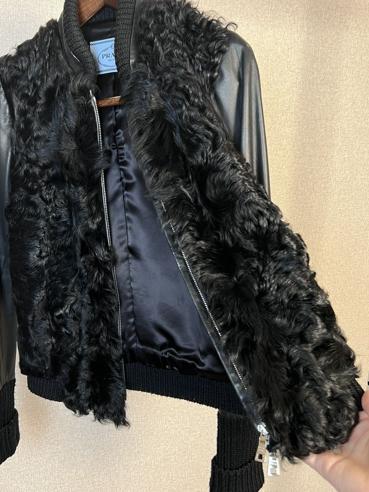 Prada Prada Shearling Leather Black Jacket Size 40 Size S / US 4 / IT 40 - 17 Thumbnail