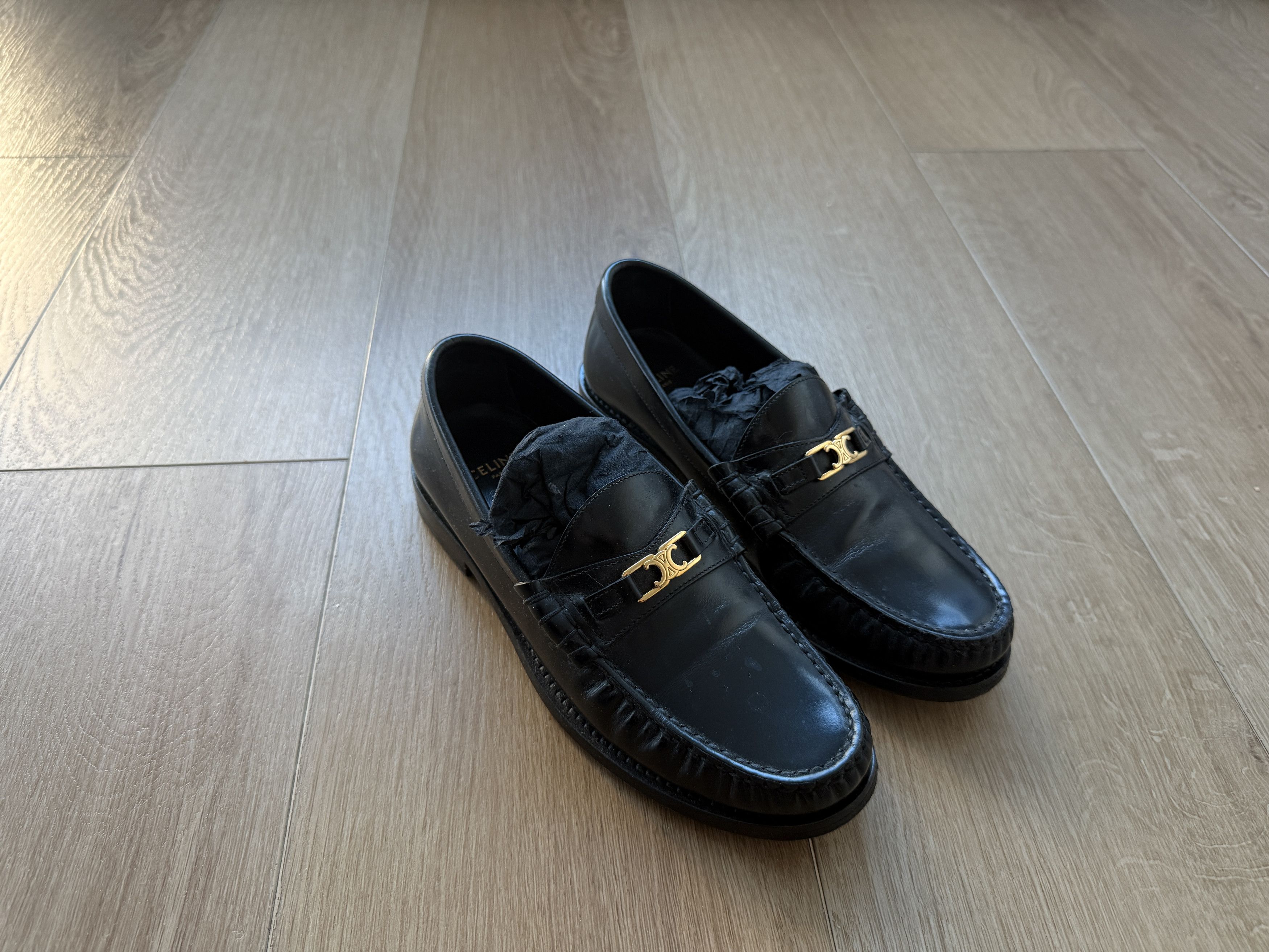 Celine Celine Luco Loafer in Polished Bullskin Size US 6 / IT 36 - 1 Thumbnail