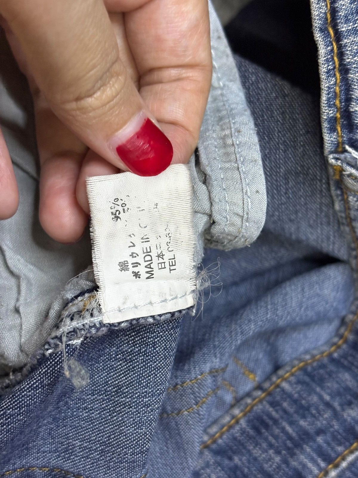 Japanese Brand Vintage Japanese Brand Mud Wash Studded Distress Flare Jeans Size 29" - 12 Thumbnail