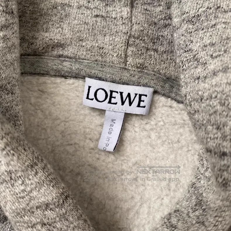 Loewe Loewe Embroidered print gray relaxed hoodie Size S / US 4 / IT 40 - 5 Thumbnail