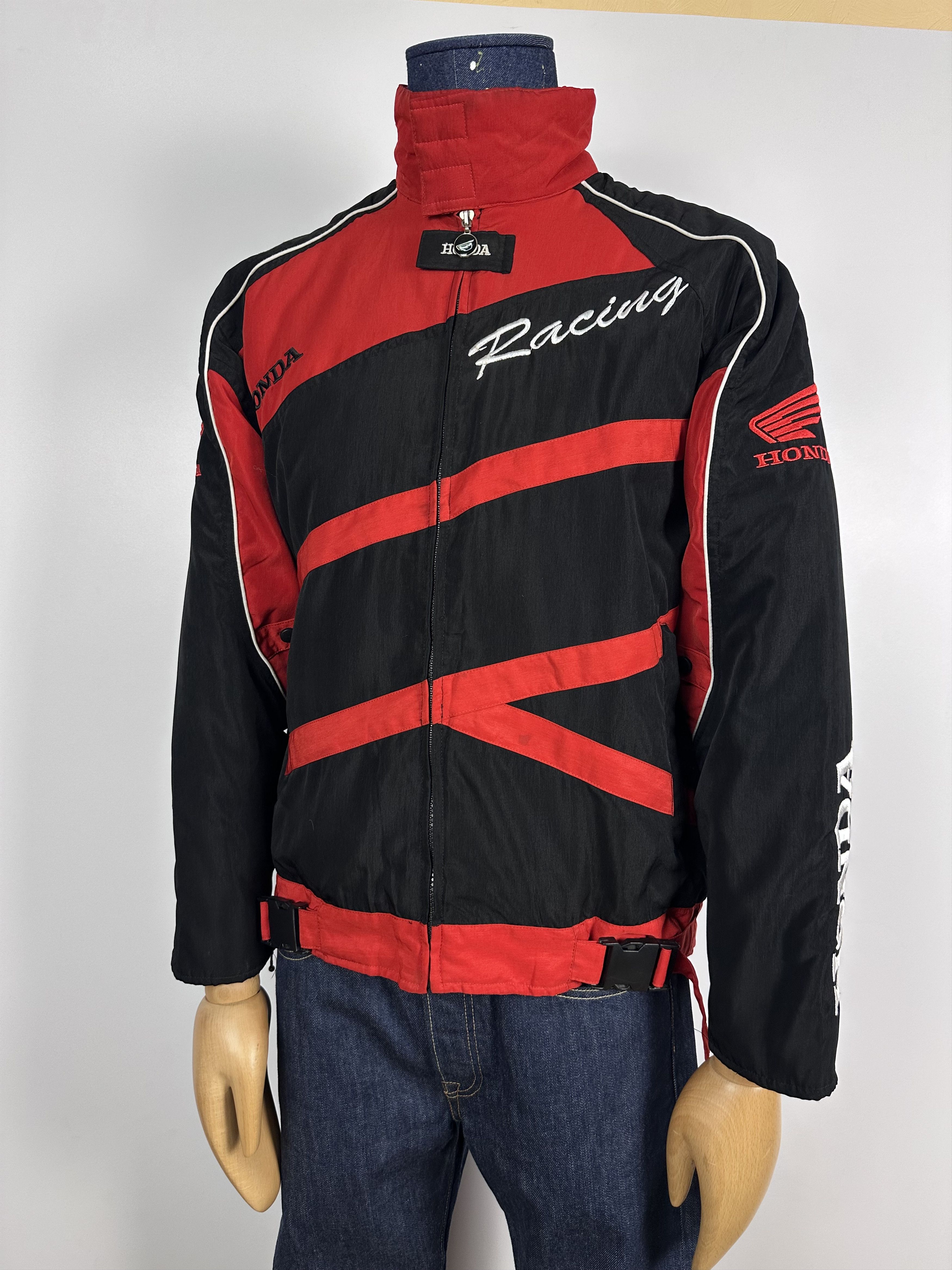 Honda × Vintage HONDA Racing HRC Mens Red Black Jacket Vintage Size L Size US L / EU 52-54 / 3 - 1 Thumbnail