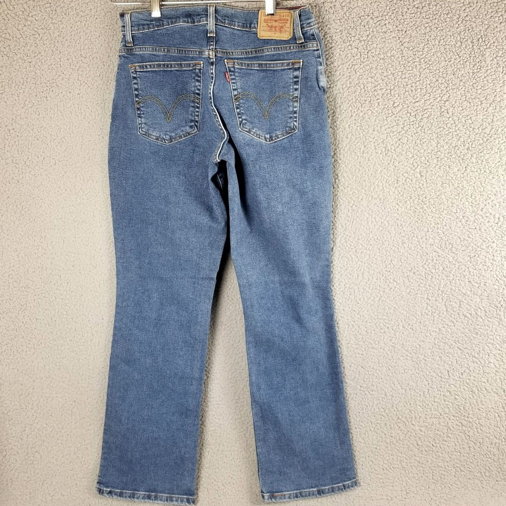 Levi's Levi's 550 Relaxed Boot Cut Jeans 30X30 Blue Denim Mid Rise Med Wash Womens Jeans Size 30" / US 8 / IT 44 - 2 Thumbnail