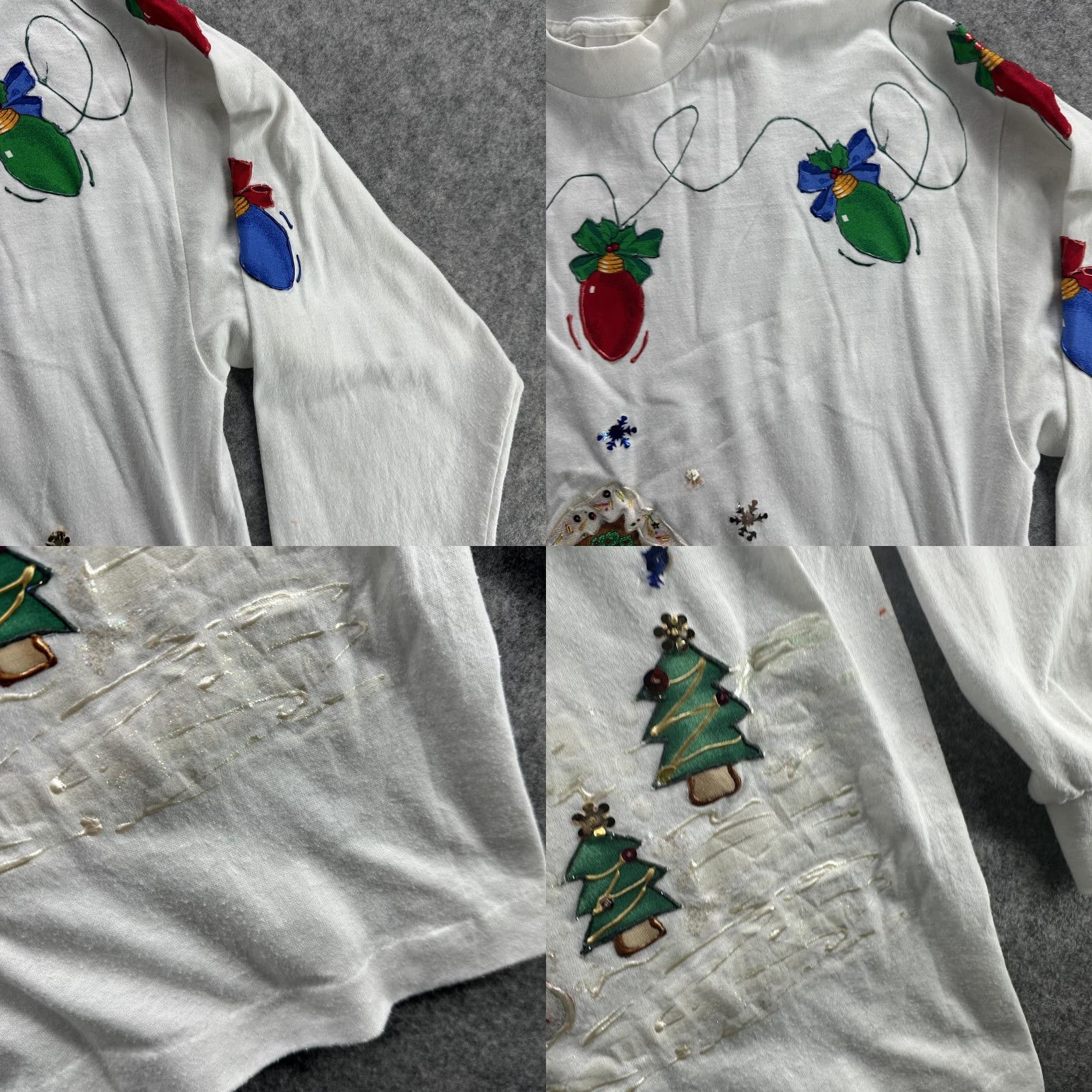 Vintage VINTAGE Sunbelt Sportswear Sweatshirt Womens XL Ugly Christmas Gingerbread House Size XL / US 12-14 / IT 48-50 - 8 Thumbnail