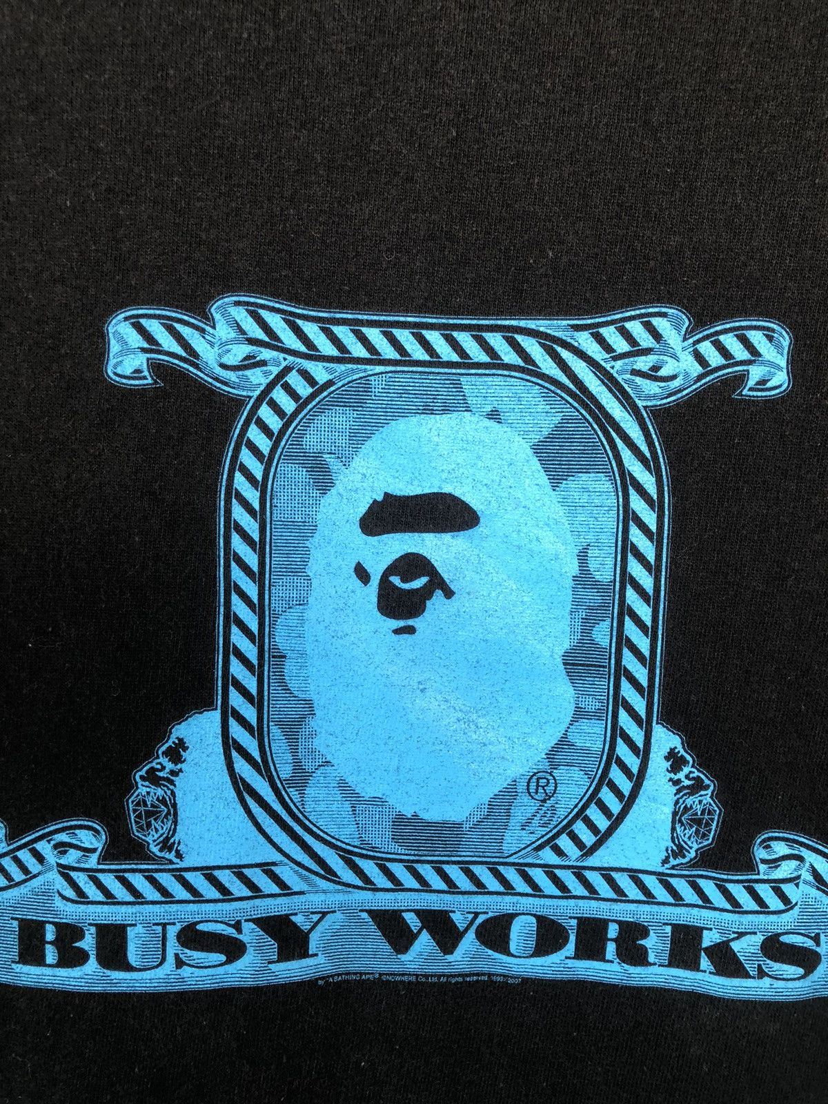 Bape × Vintage BUSY WORKS BAPE TEE Size US M / EU 48-50 / 2 - 4 Thumbnail