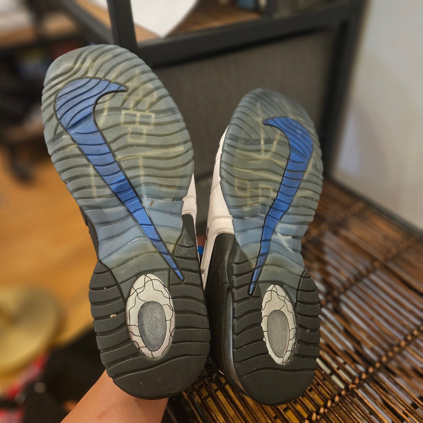 Nike Nike Air Max Penny 1 DM9130-001 Size 10.5 Black/White/Blue Size US 10.5 / EU 43-44 - 5 Thumbnail